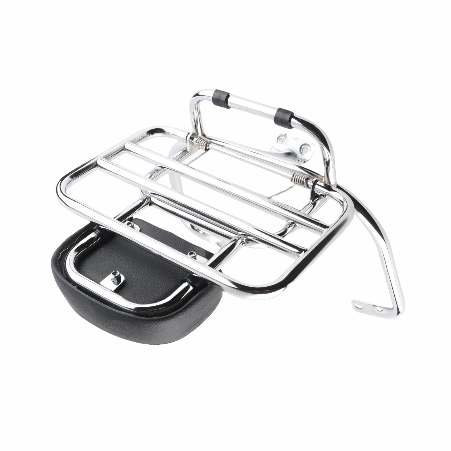 Portaequipajes para Motocicleta para GT GTS GTV 300 250 125, Estante portaequipajes Trasero con Soporte de Respaldo, Soporte Trasero de aleación de Acero Cromado para la segu