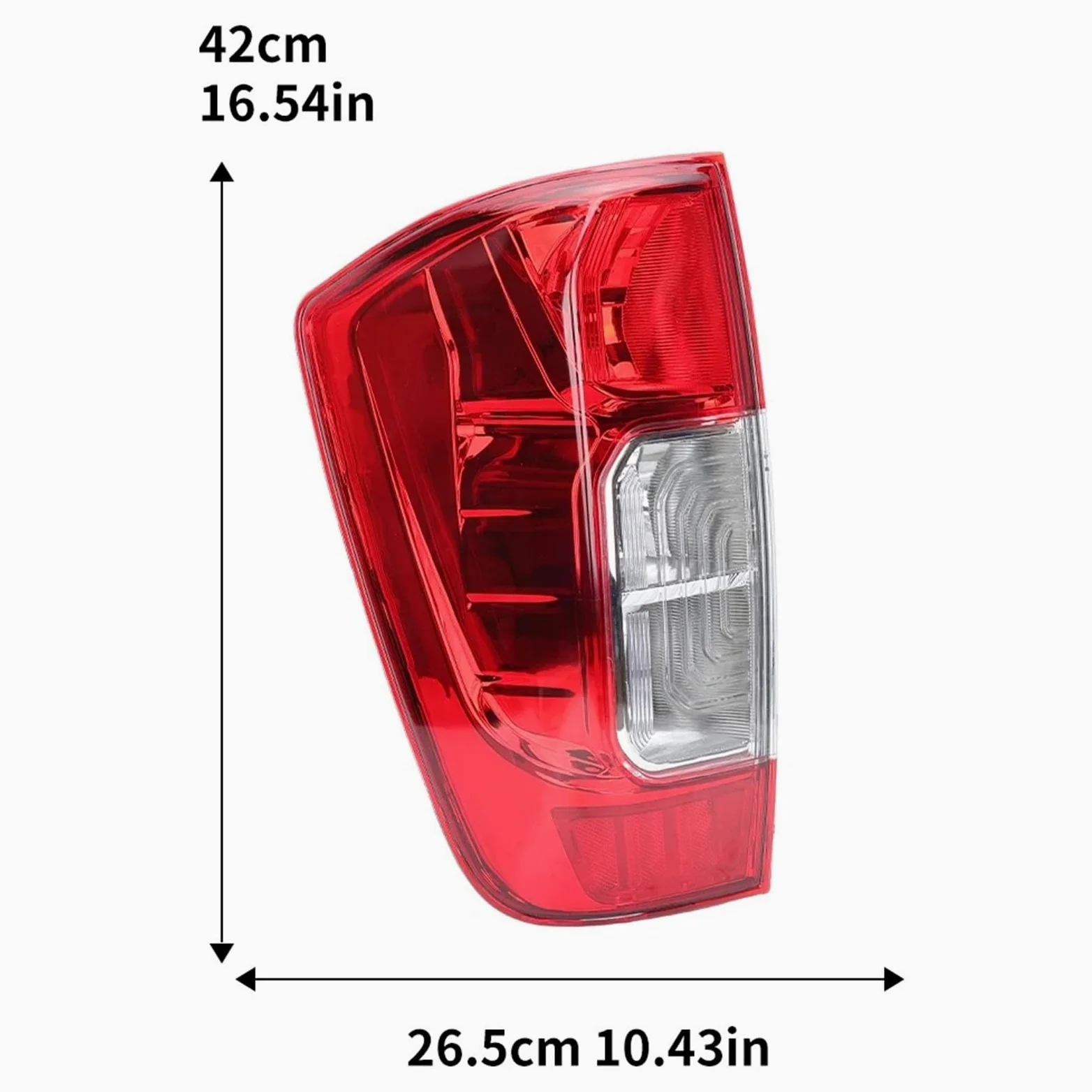 Faros Traseros Para Nissan Para Navara Para NP300 D23 2015-2020 Trasera Izquierda/derecha Sin Bombilla Luz De Señal Giro Freno Faro Trasero De Coche(Izquierda)
