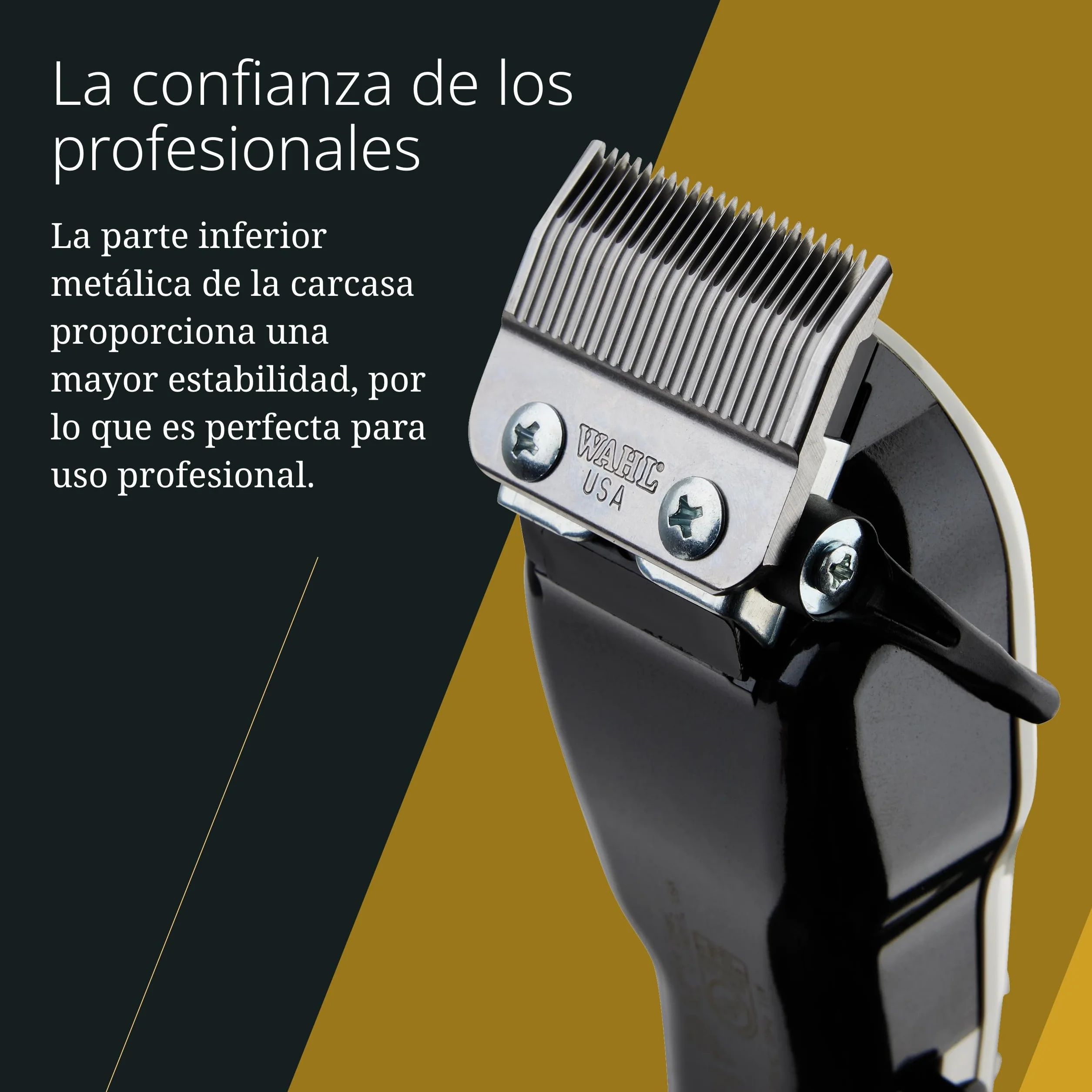 Wahl Super Taper Maquina Cortapelos Cuchillas Cromadas Corriente Alterna Blanco