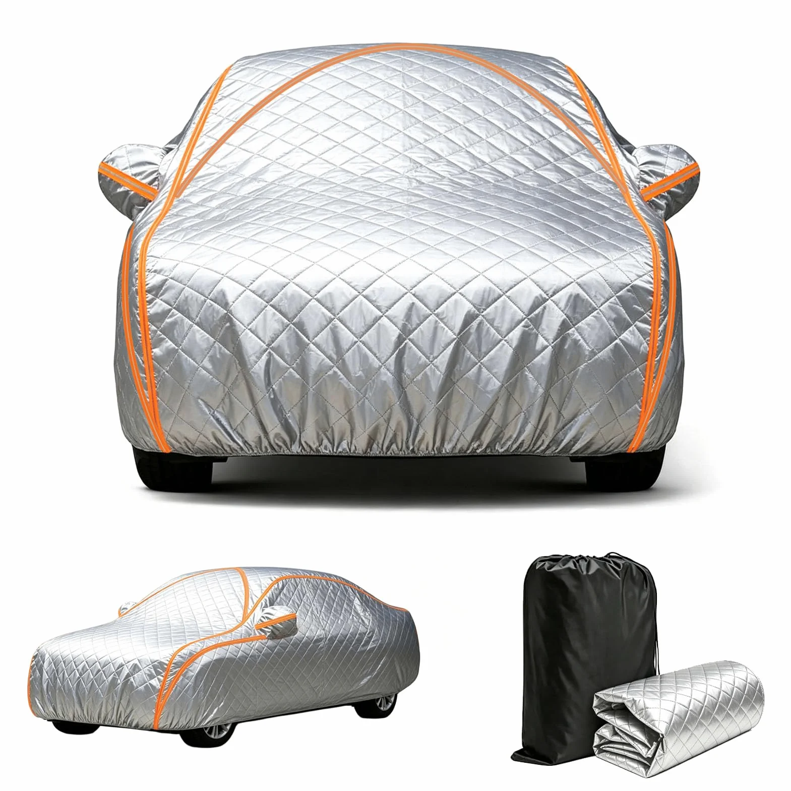 Funda Completa para Coche para Renault Kangoo 2 Phase 2 2007-2021, Cubierta Completa del Coche Antigranizo, Resistente al Agua, al Granizo, a Las heladas, a los arañazos y a los Rayos UV