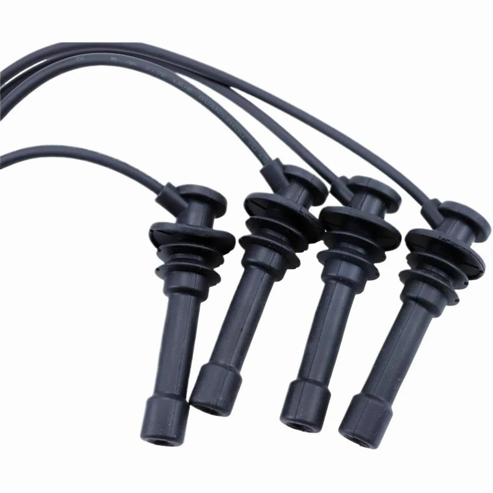 Juego de 4 cables de encendido de bujía compatibles con motores EC7, EC7-RV, Emgrand, Gleagle GC7, GX7, LEVC SC7, SX7 1.5L 1.8L 2009-2011