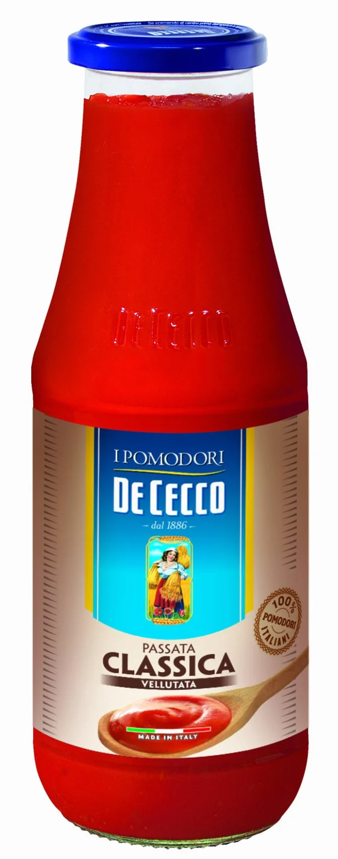 De Cecco Pasada de tomate clásica aterciopelada 6 x 700 g