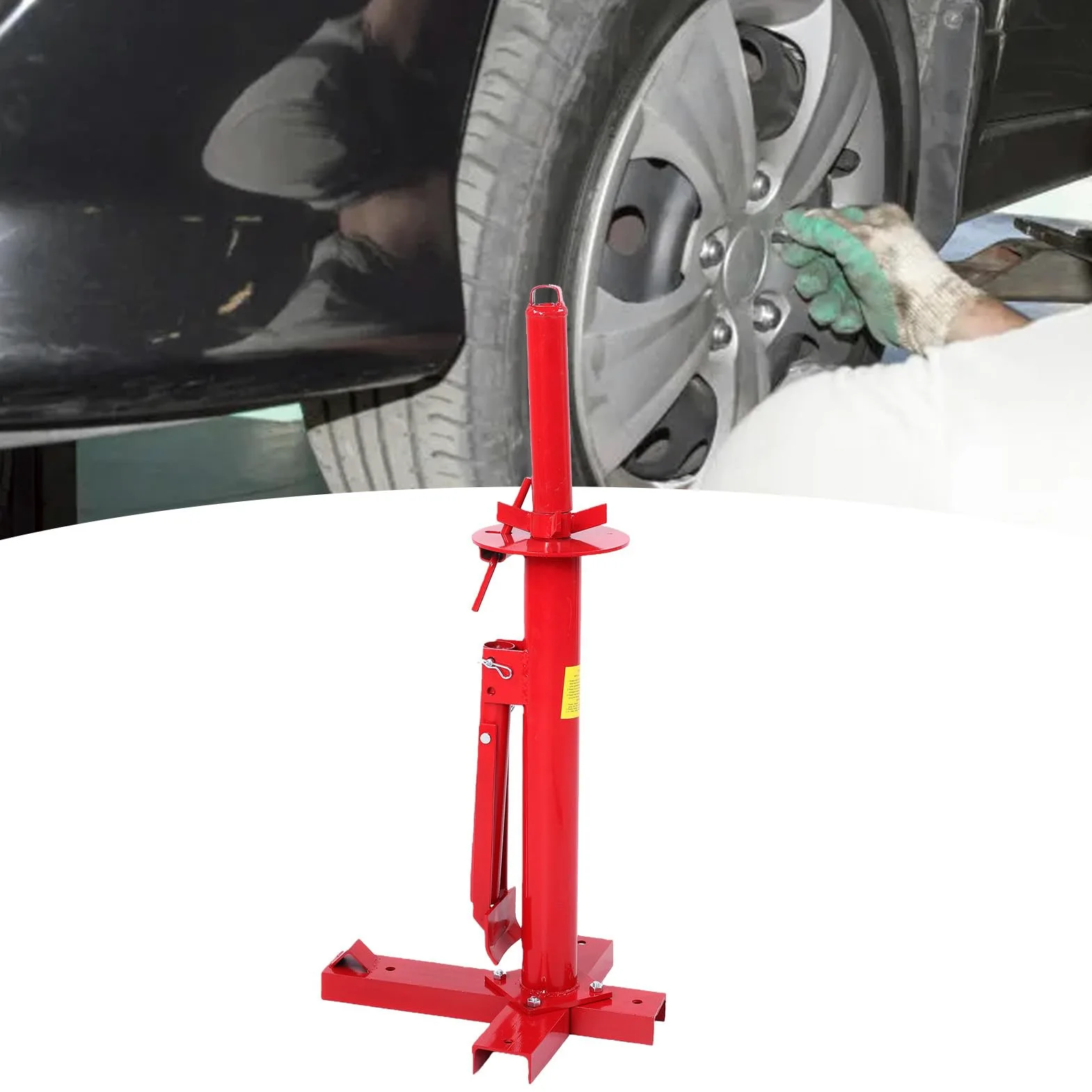 KIMISS Cambiador de Neumáticos Manual con Herramienta Portátil para Destalonar, Cambiador de Neumáticos de 8 a 16 Pulgadas para Automóviles, Camiones, Motocicletas
