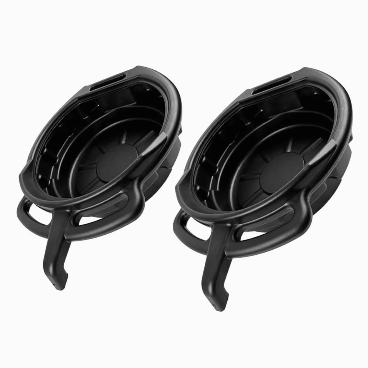 Healeved Bandeja De Goteo para Cambio De Aceite 2 Piezas (10l y 15l) En PE Duradero para Taller Automotor, Almacenamiento De Residuos De Aceite, Mantenimiento De Vehículos