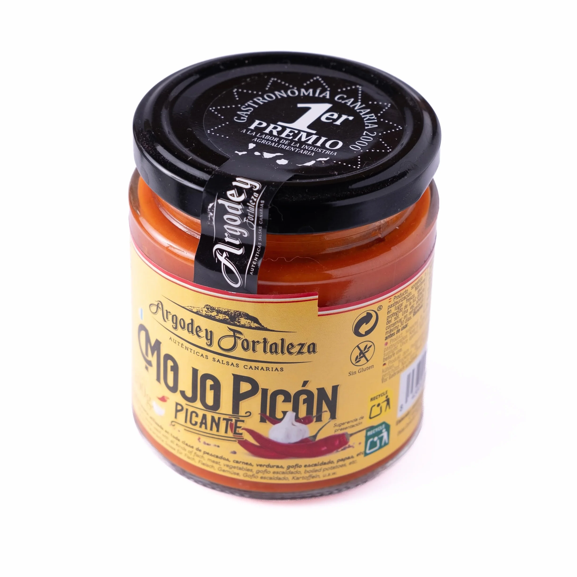 Argodey Fortaleza Mojo Picón Picante 200g - Autentica Salsa Canaria para Untar