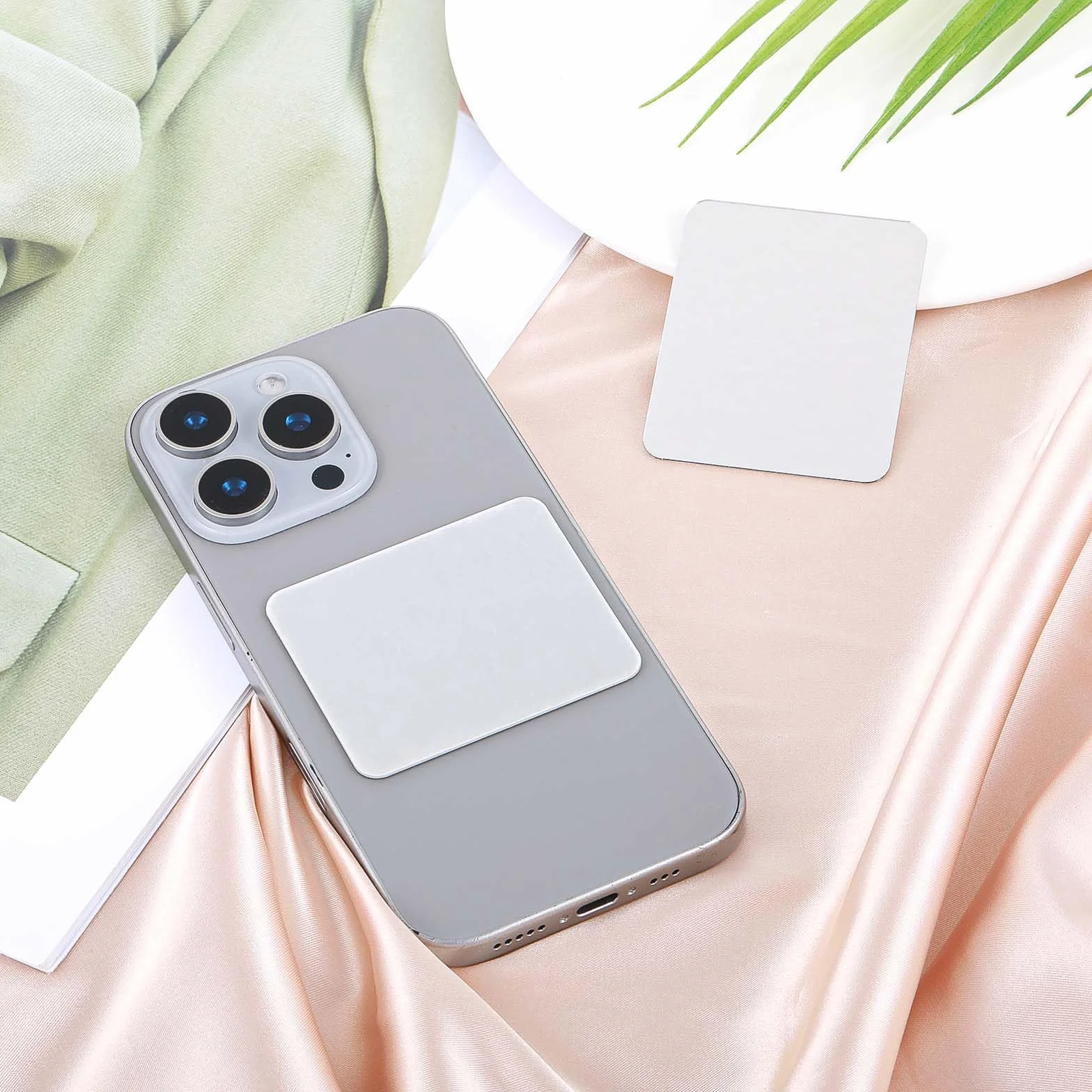 Espejos pequeños para pegar espejo de maquillaje adhesivos acrílicos decoración móvil 6 mini
