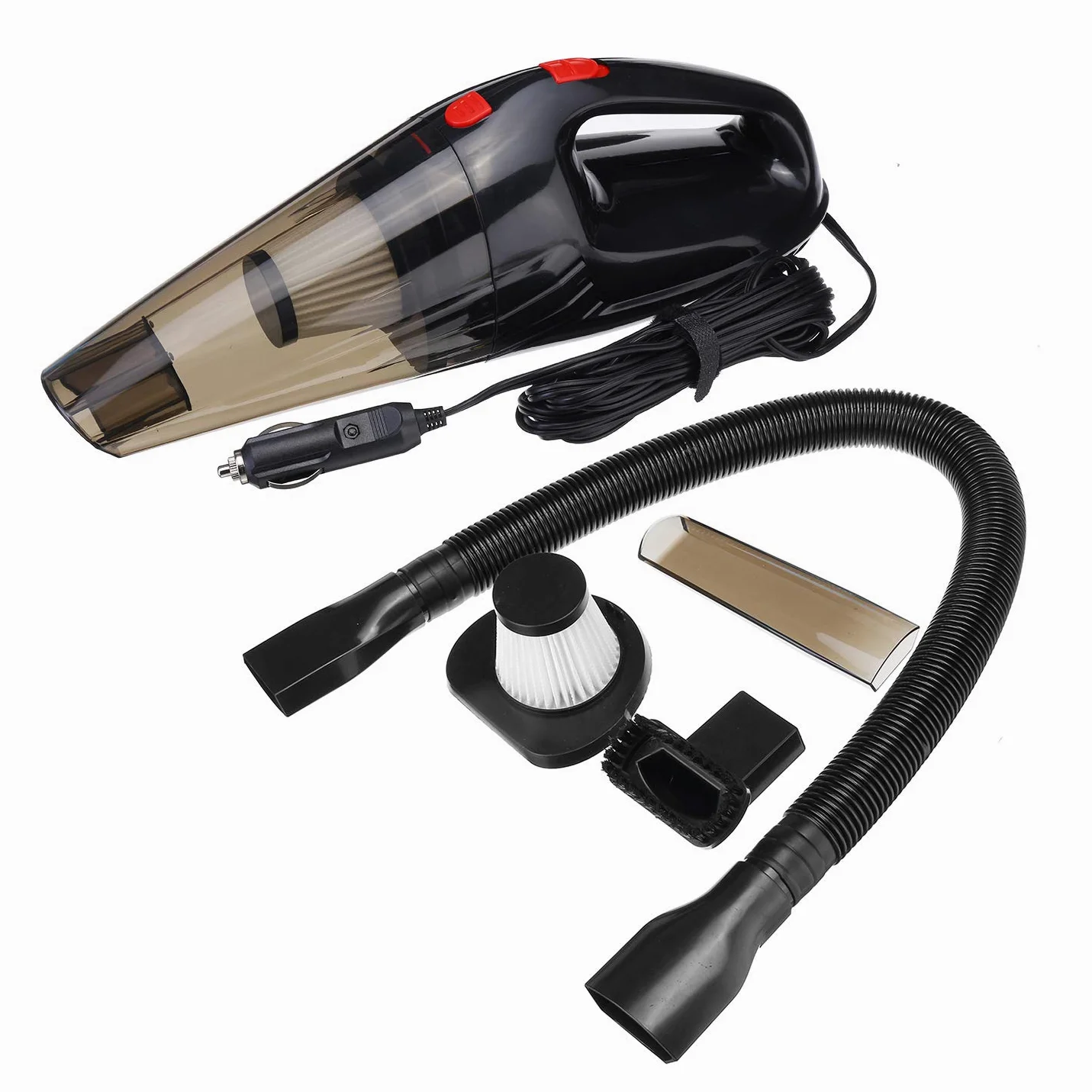 YONGYAO 4000Pa 12V 120W Coche Aspirador de Mano húmedo seco multifunción portátil Potente succión
