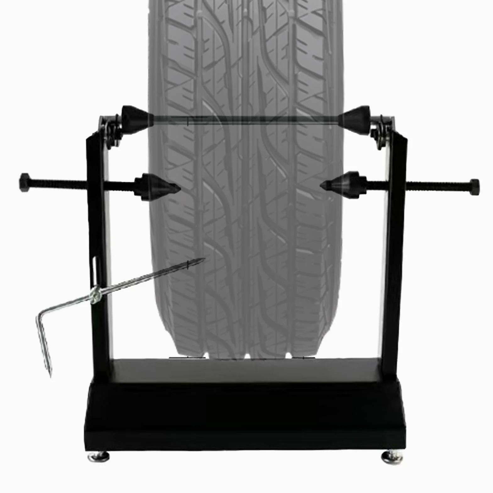 Balanceador de neumáticos para motocicletas, soporte de tránselo de rueda | Herramienta de equilibrio, dispositivo de cambiador de neumáticos del motor, he
