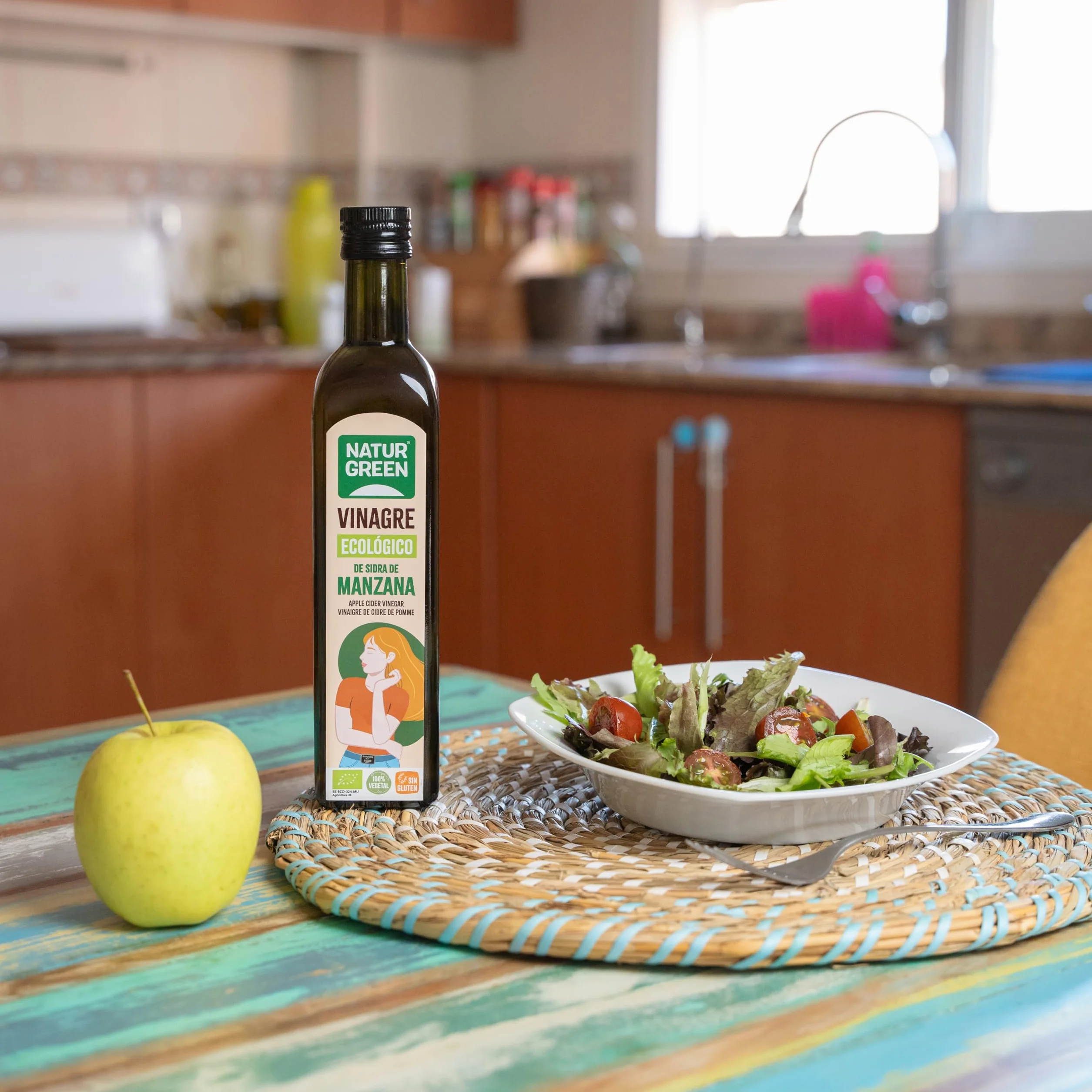 NaturGreen Vinagre de Sidra de Manzana Bio Ecológico 6% 500 ml