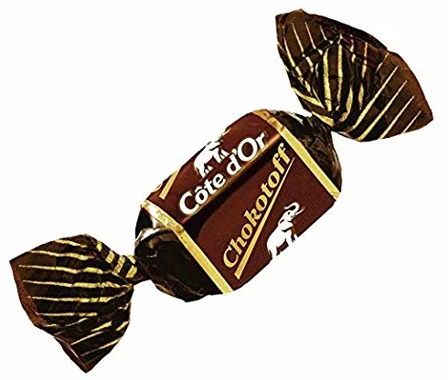Chokotoff Costa toffees cubierto con chocolate negro belga 500g