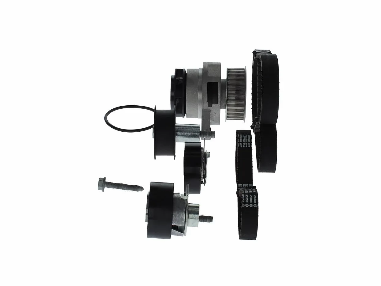 BOSCH 1 987 946 464 Bomba de agua + kit de correa de distribución Número de dientes: 130 20 mm Compatible con VW Golf 4 Hatchback 1J1 Bora Sedán 1J2 Polo III Hatchback 6N1 Bora Variant 1J6