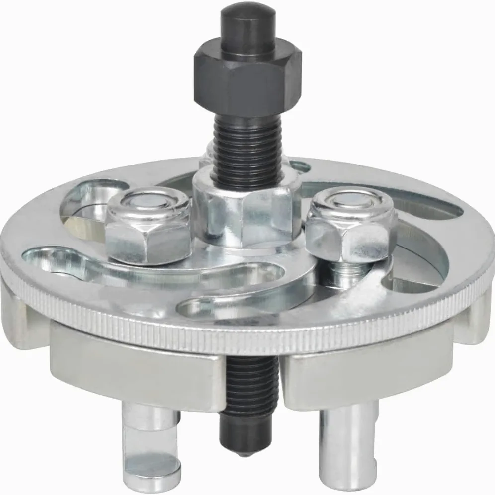 Mangloder Extractor de poleas ajustable de acero al carbono para vehículos y talleres, 42-82 mm, herramienta resistente para desmontaje, mantenimiento y reparación en coche y coche