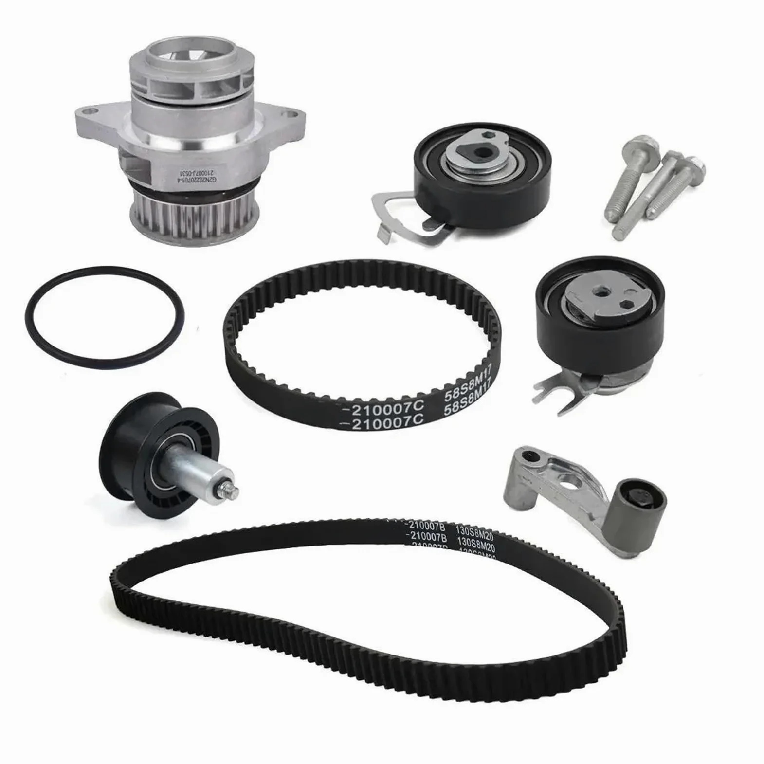 Kit De Bomba De Agua Con Correa De Distribución Para Seat Para León Para Toledo 1.6 16V 77 KW 105 CV ATN AUS AZD BCB Tapón