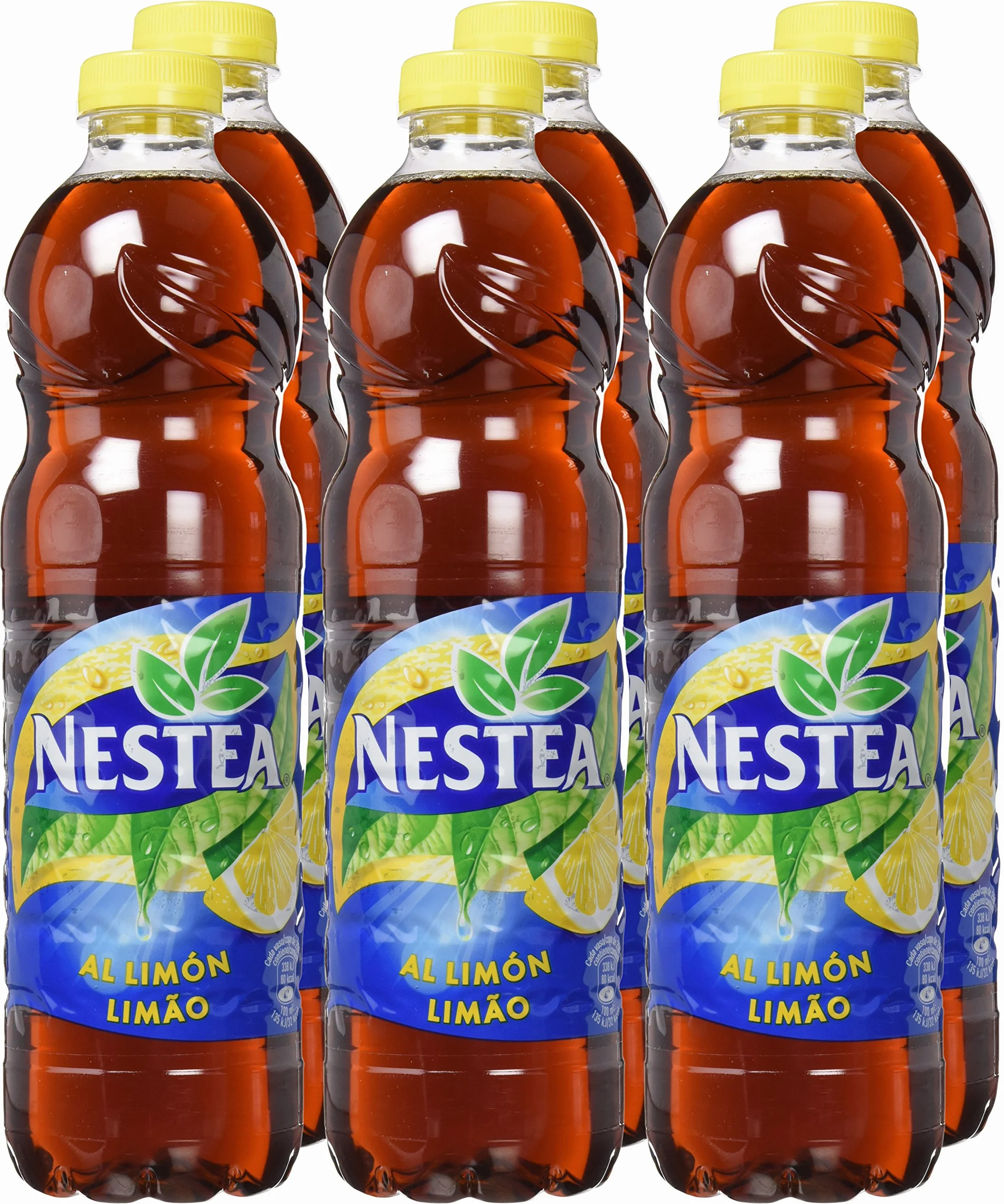 Nestea Limon Refresco de Té sin Gas 1.5 l Pack de 6 Botella de Plástico