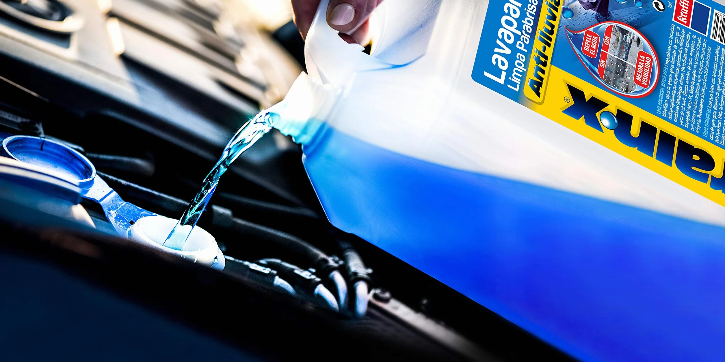Rain-X Limpiaparabrisas Coche Concentrado Tecnología Hidrofóbica Antilluvia Protección -5ºC 5L
