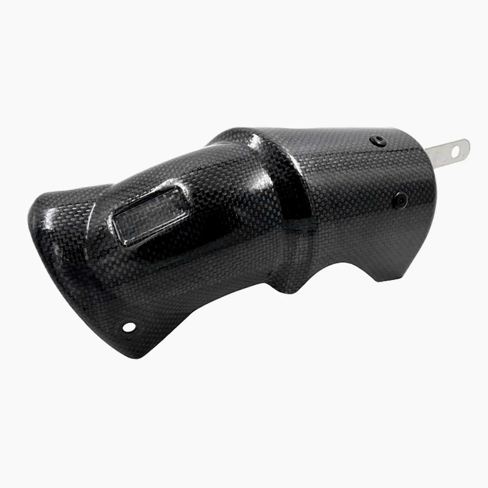 Deflectores de Calor para Escape Protector de Fibra de Carbono para Tubo de Escape de Motocicleta, Protector térmico, Compatible con BMW S1000RR, S1000R, R1200GS Protector térmico de Escape