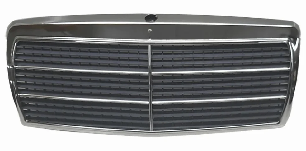 Parrilla Frontal Marco Plateado Compatible con Mercedes W201 190E 1982-1993