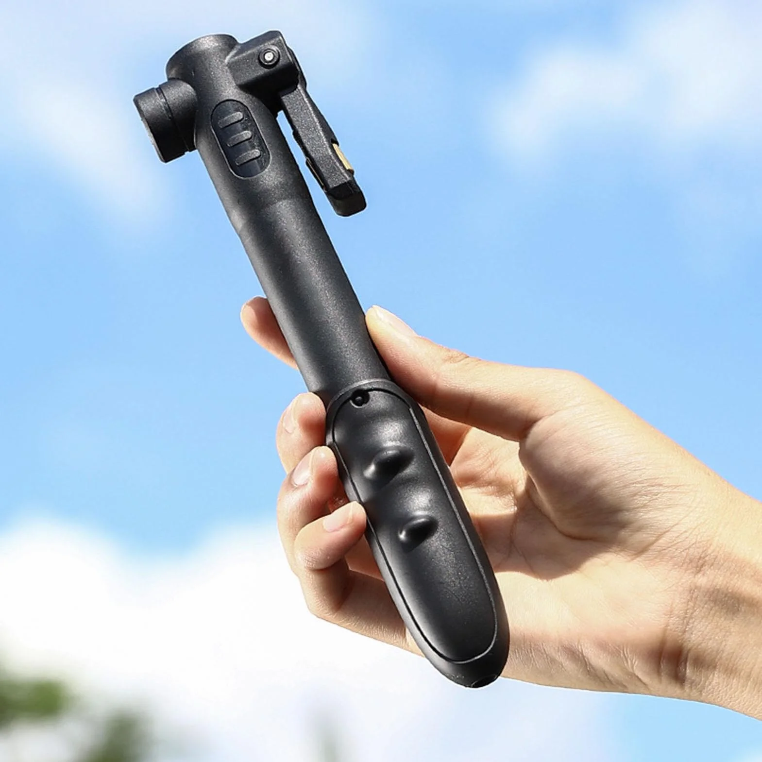 Compresor de aire portátil, inflador de bomba de aire para bicicletas - Compresor de aire ergonómico,Inflador de neumáticos Bombas de piso compactas de larga duración Inflado eficiente para automóvile