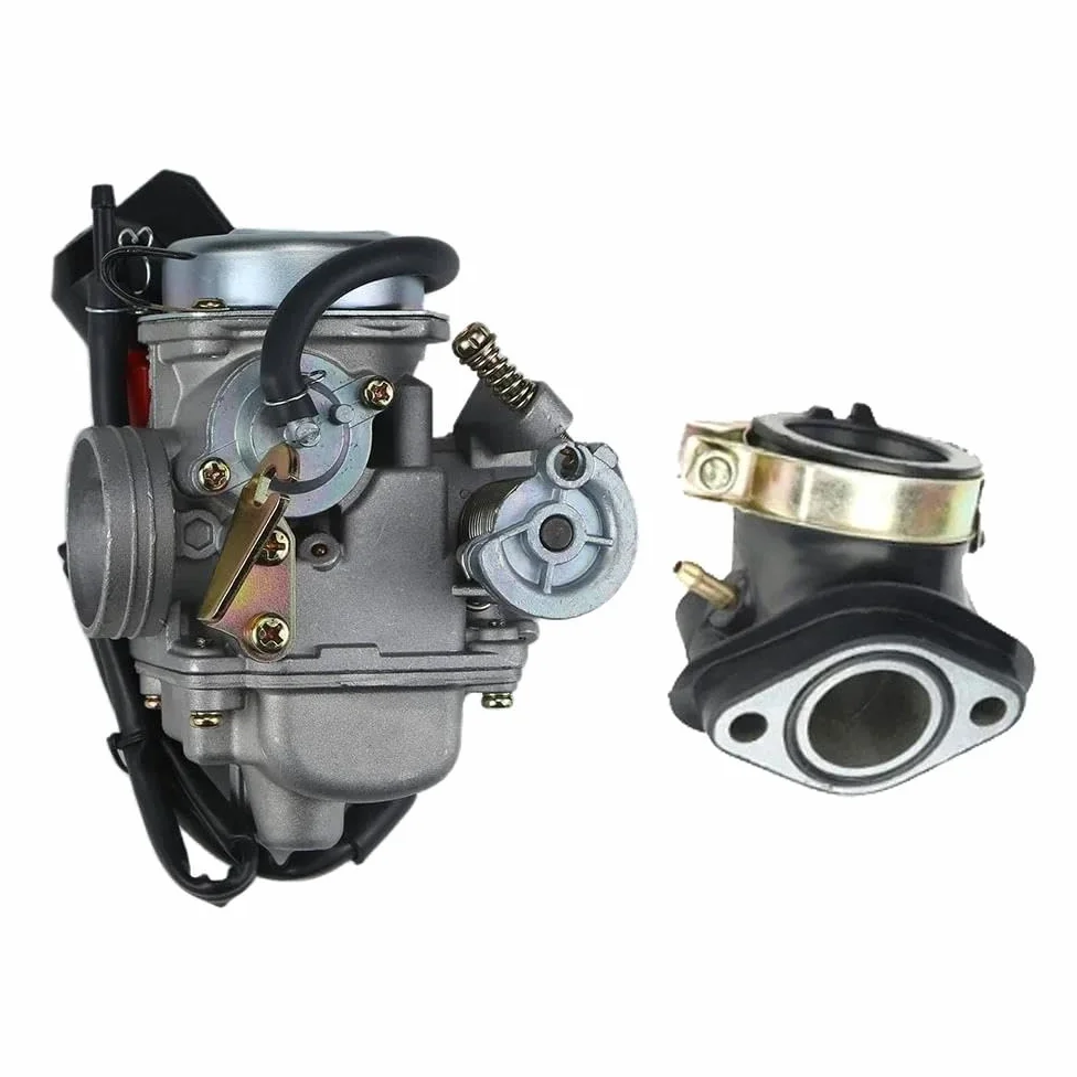 Carburador Power Carb para GY6 125cc 150cc PD24J 24mm Carburador Motocicleta Accesorios Motocicleta