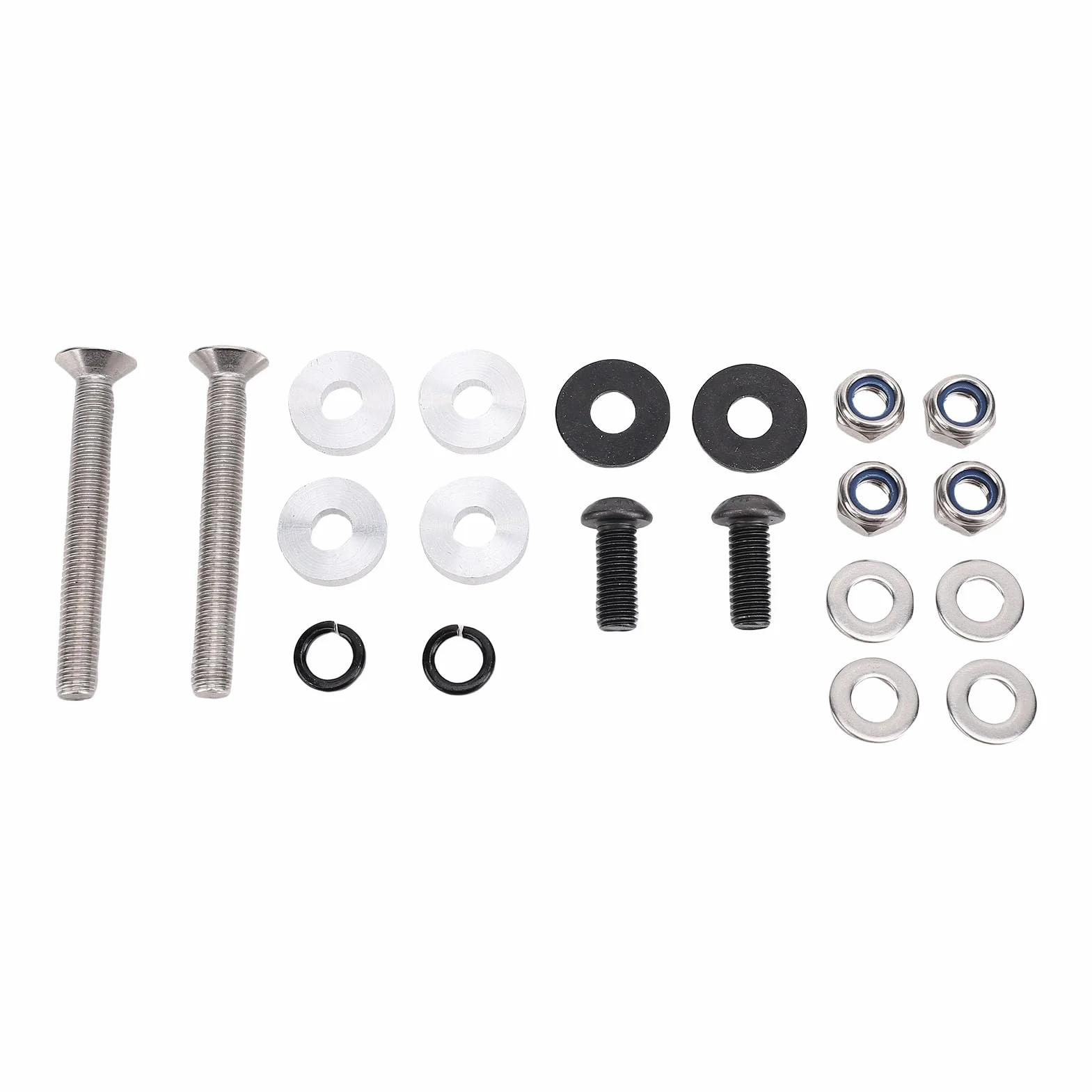 Yctze Caja Placa Base Soporte de Motocicleta Rejilla de Equipaje de Montaje en de Acero de Acero Desmontable de Carbono Inferior para Zontes 368g 501g con Acabado Negro