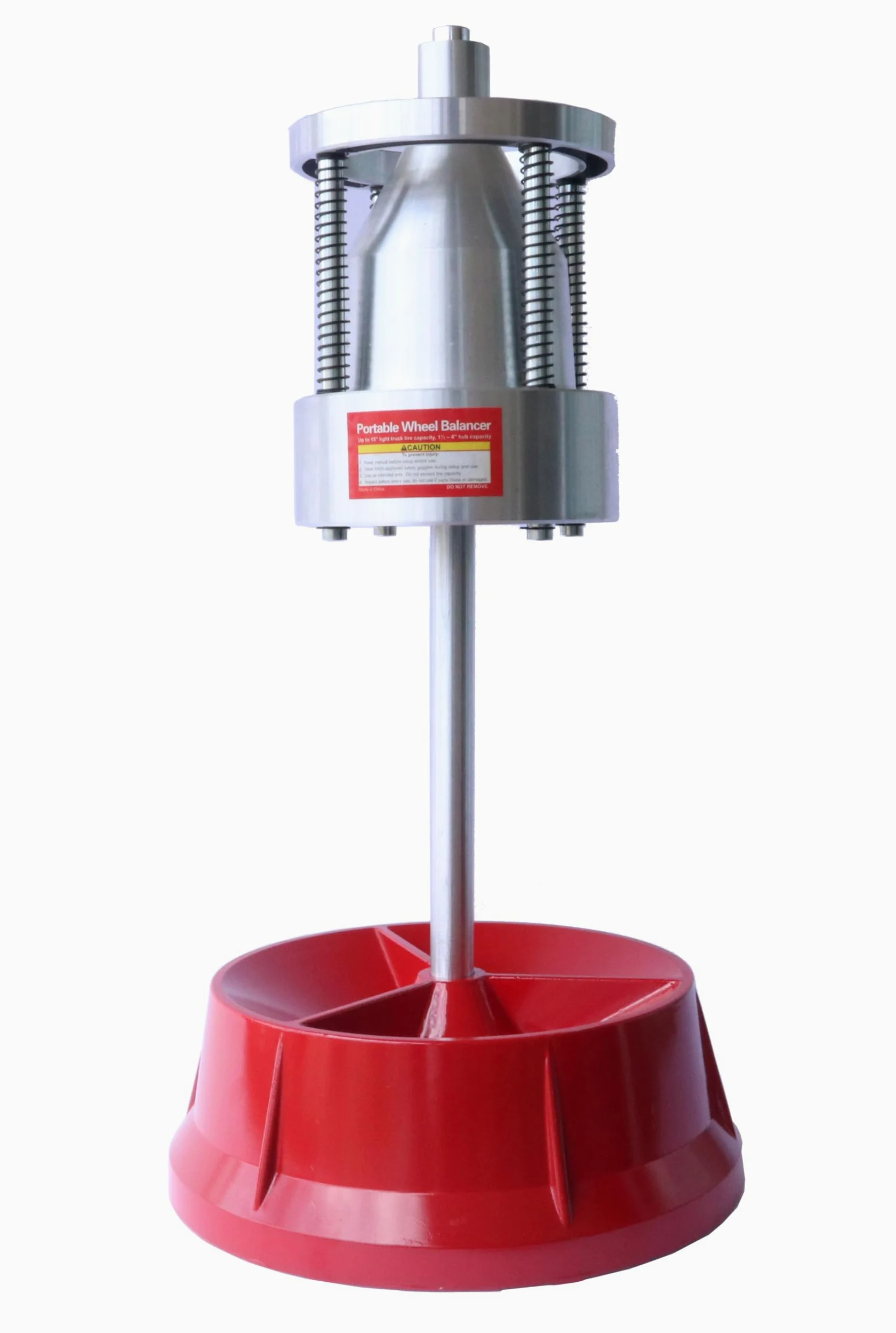 Equilibrador portátil de ruedas de burbujas resistente con ruedas de equilibrio de nivel de burbuja para coches, camiones, color rojo