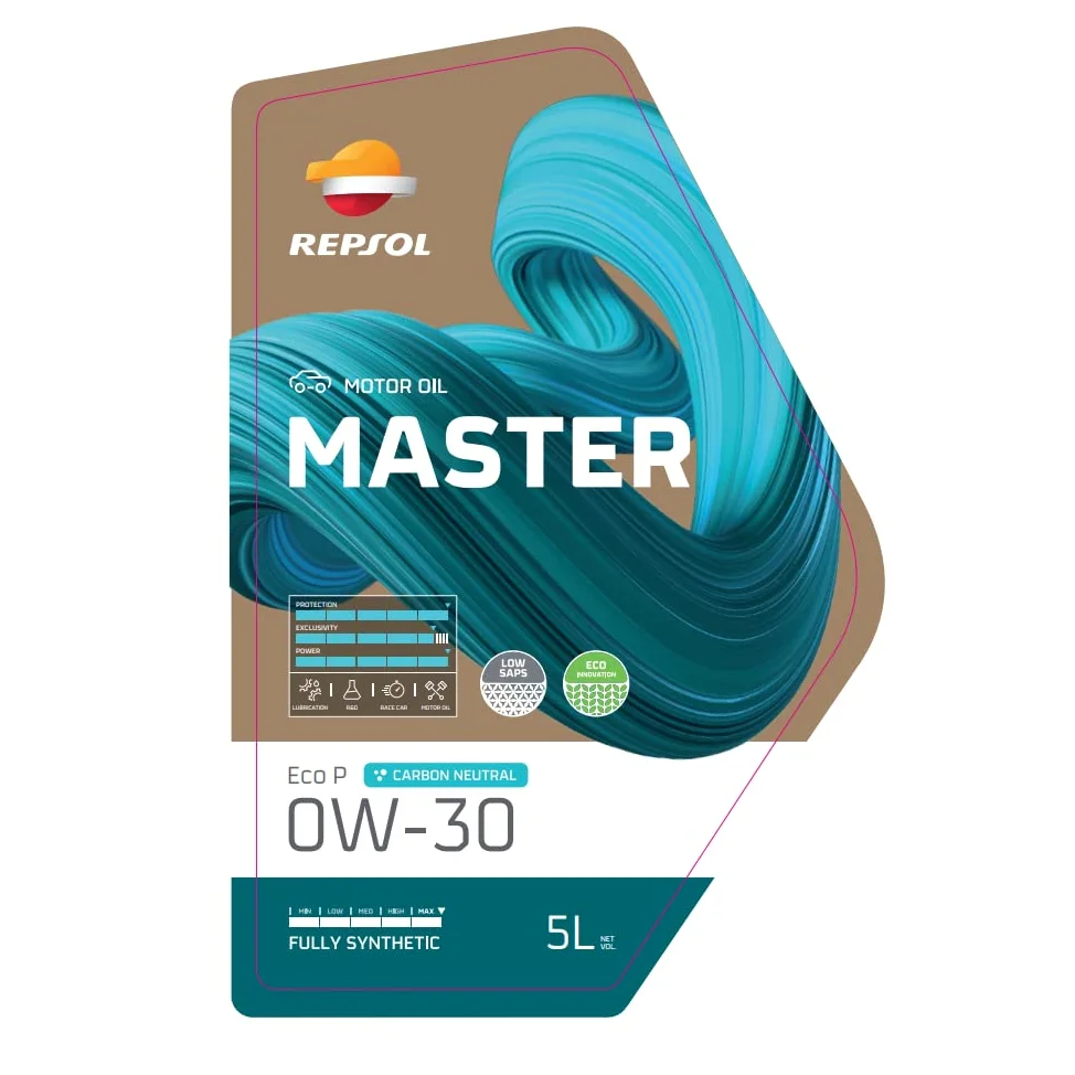 REPSOL lubricante sintético para coche MASTER ECO P 0W-30 5L