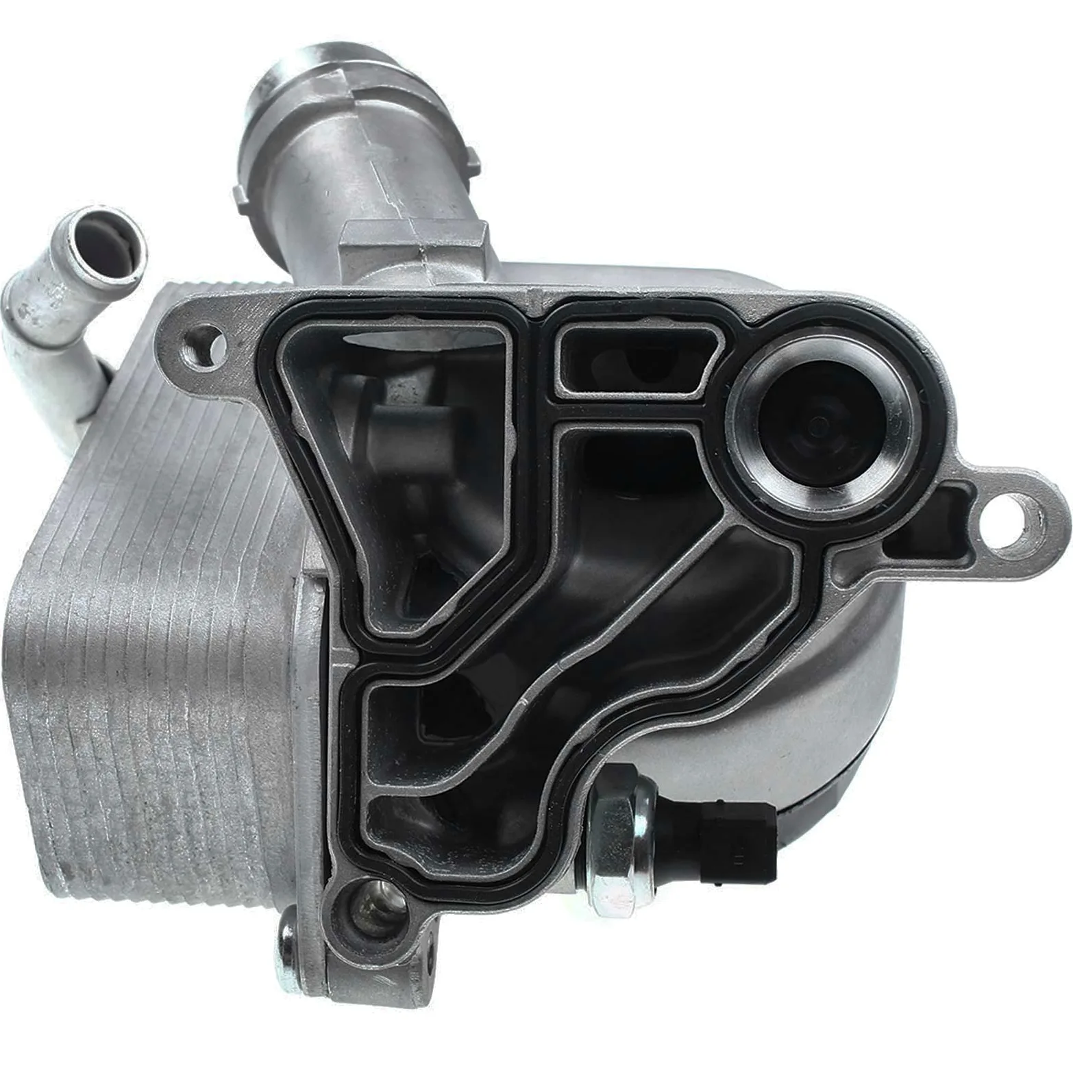 Frankberg Carcasa del filtro de aceite con enfriador de aceite 11428683206 | Compatible con: Serie 3 Touring E91, X1 E84, Serie 6 Coupé F13, X6 E71 E72, Serie 7 F01 F02 F03 F04, Serie 1 E81