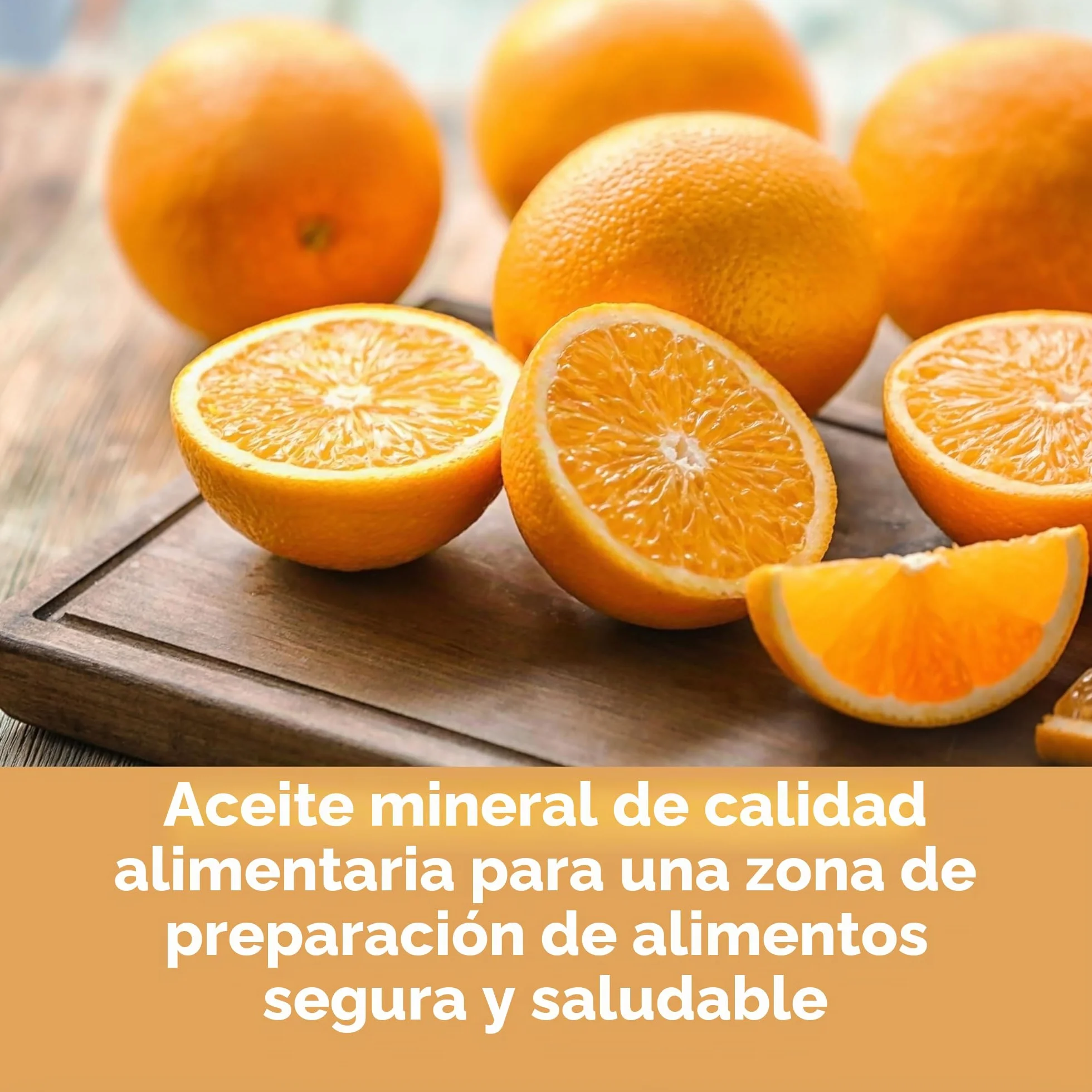 Aceite mineral para tabla de cortar 500 ml protector y restaurador madera