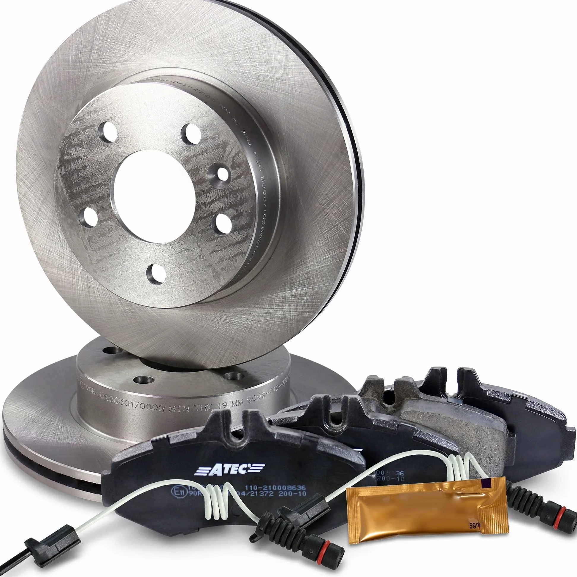 BESTPRICE Juego de frenos eje delantero incl. discos de freno ventilados Ø 276 mm+pastillas de freno delanteras+contacto de desgaste MERCEDES V-CLASS (638/2),VITO Bus (W638),VITO Delivery Van (W638)