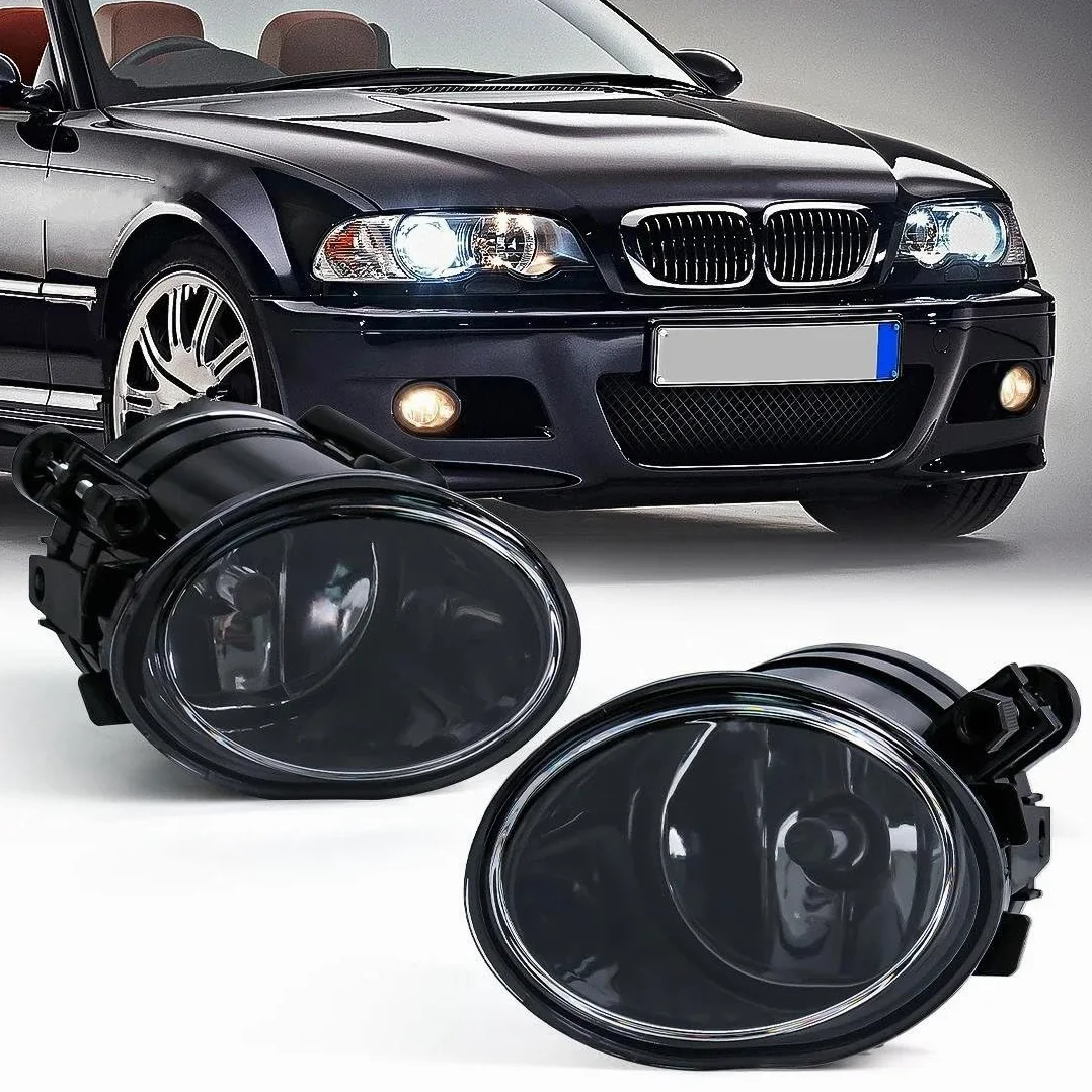 BENSIL Luces Antiniebla De Coche, Bombillas Delanteras De Conducción Para B&MW M5 E39 2001-2003 M3 E46 2002-2006 M3 E46 2002-2005 Montaje de luces de antiniebla(Color:1)