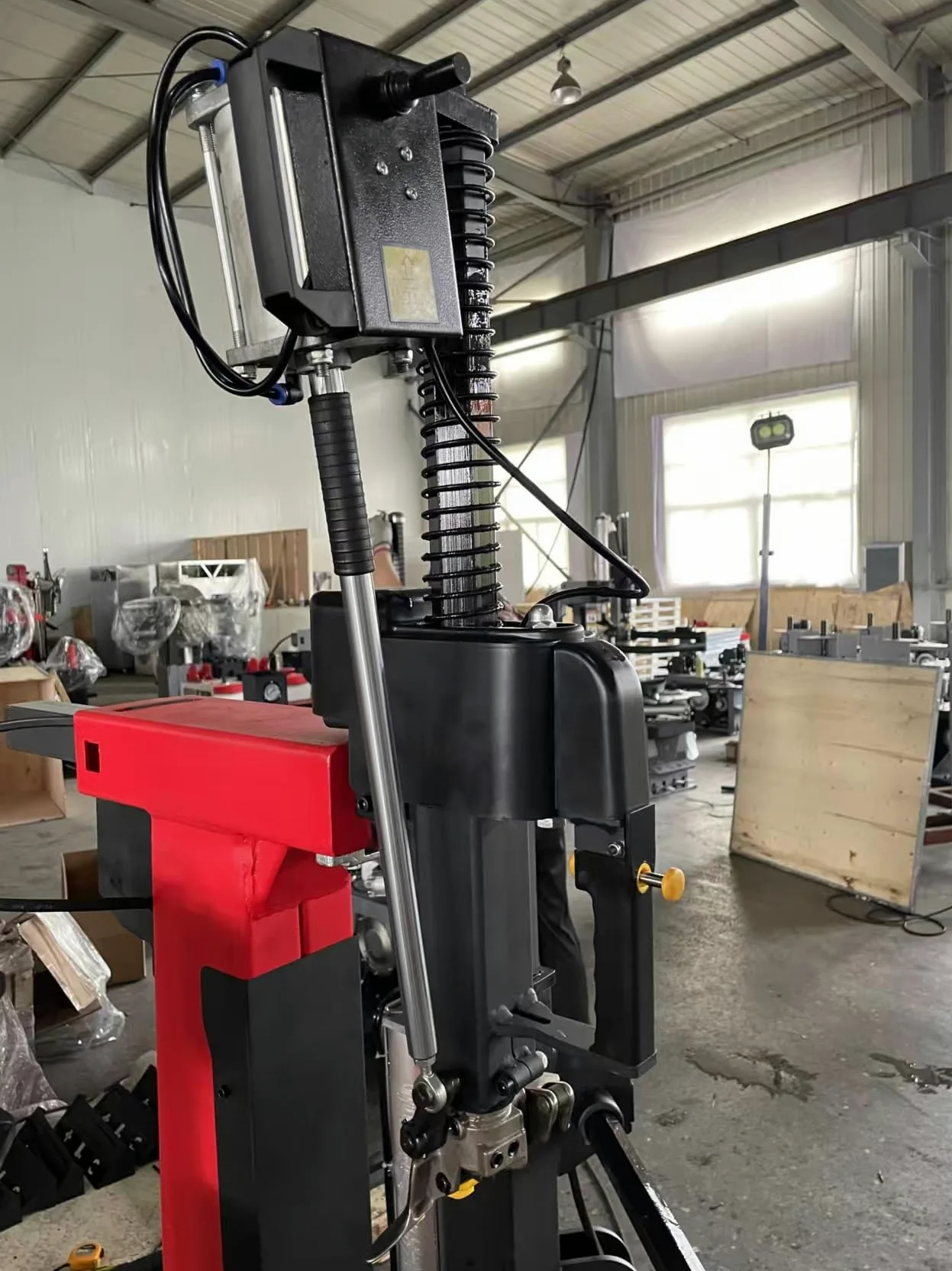 Tire Changer Flips Bird Head