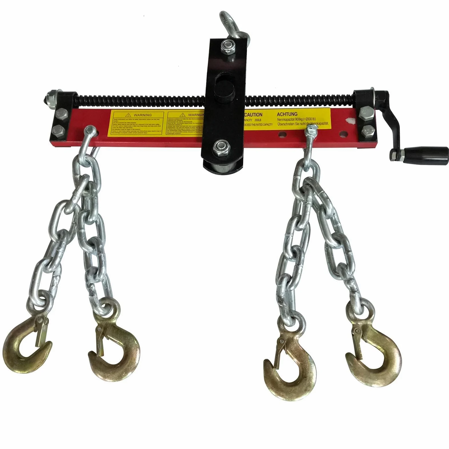 Elevador de Motores, Grúa de Taller, Accesorio para Garaje, Elevador de Tijera con Mango Ajustable