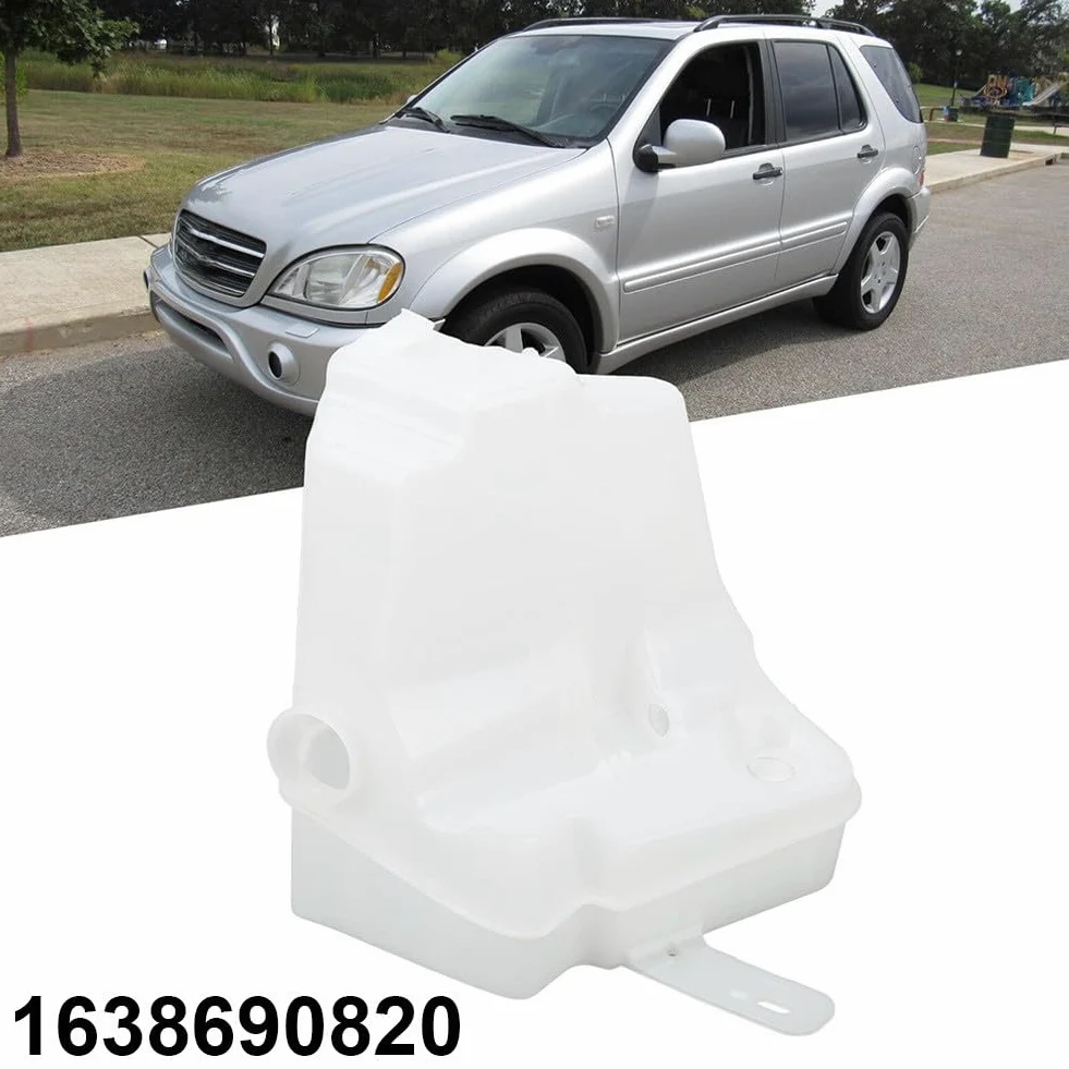 Parabrisas de 7,6 L para depósito de líquido de lavado para ML320 ML350 ML430 ML500 ML55 1998-2005 plástico blanco para tanque