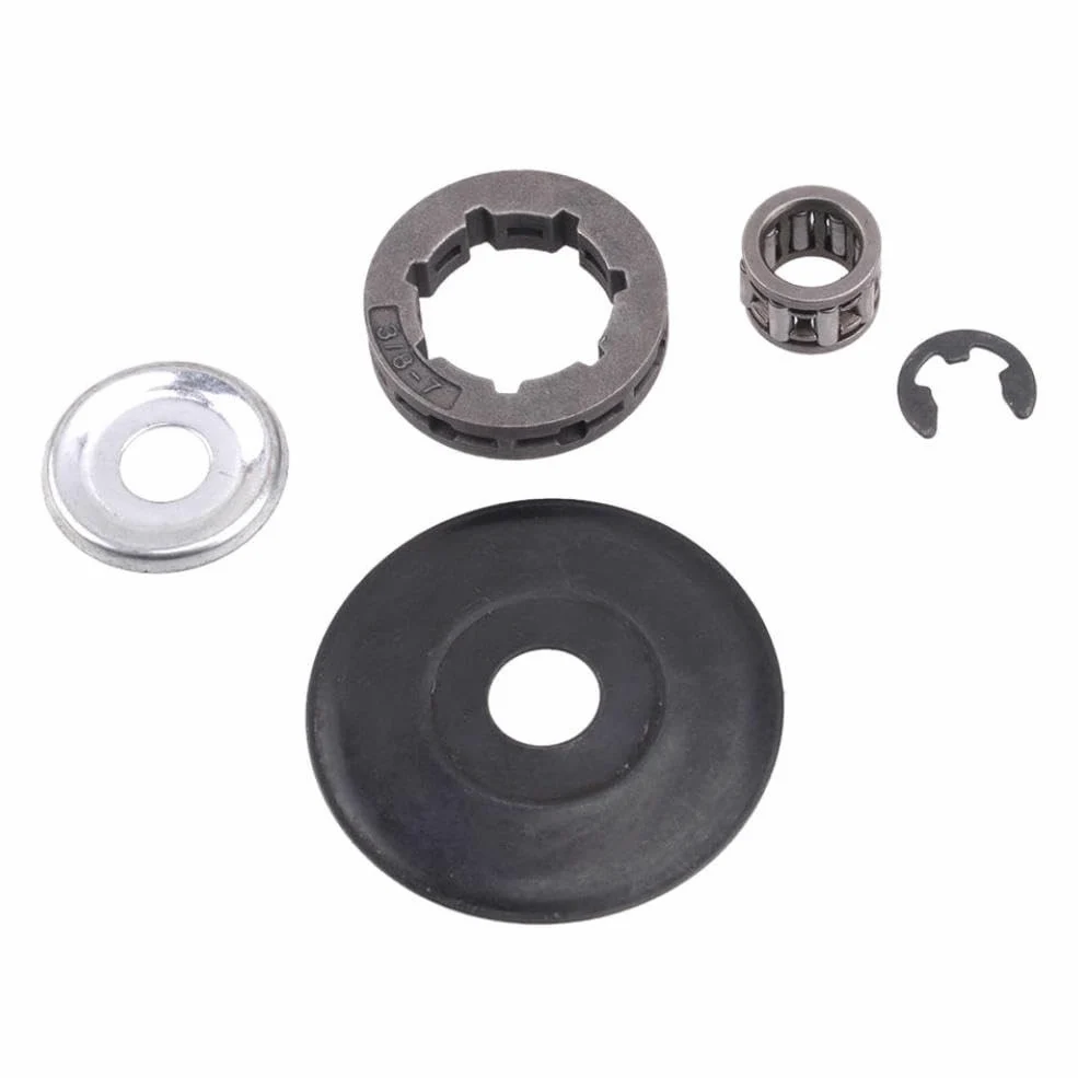de rodamientos de Agujas con Borde de piñón de Tambor de Embrague 7T de 3, 8 Pulgadas, 7 Piezas compatibles con Motosierra MS 362 MS362