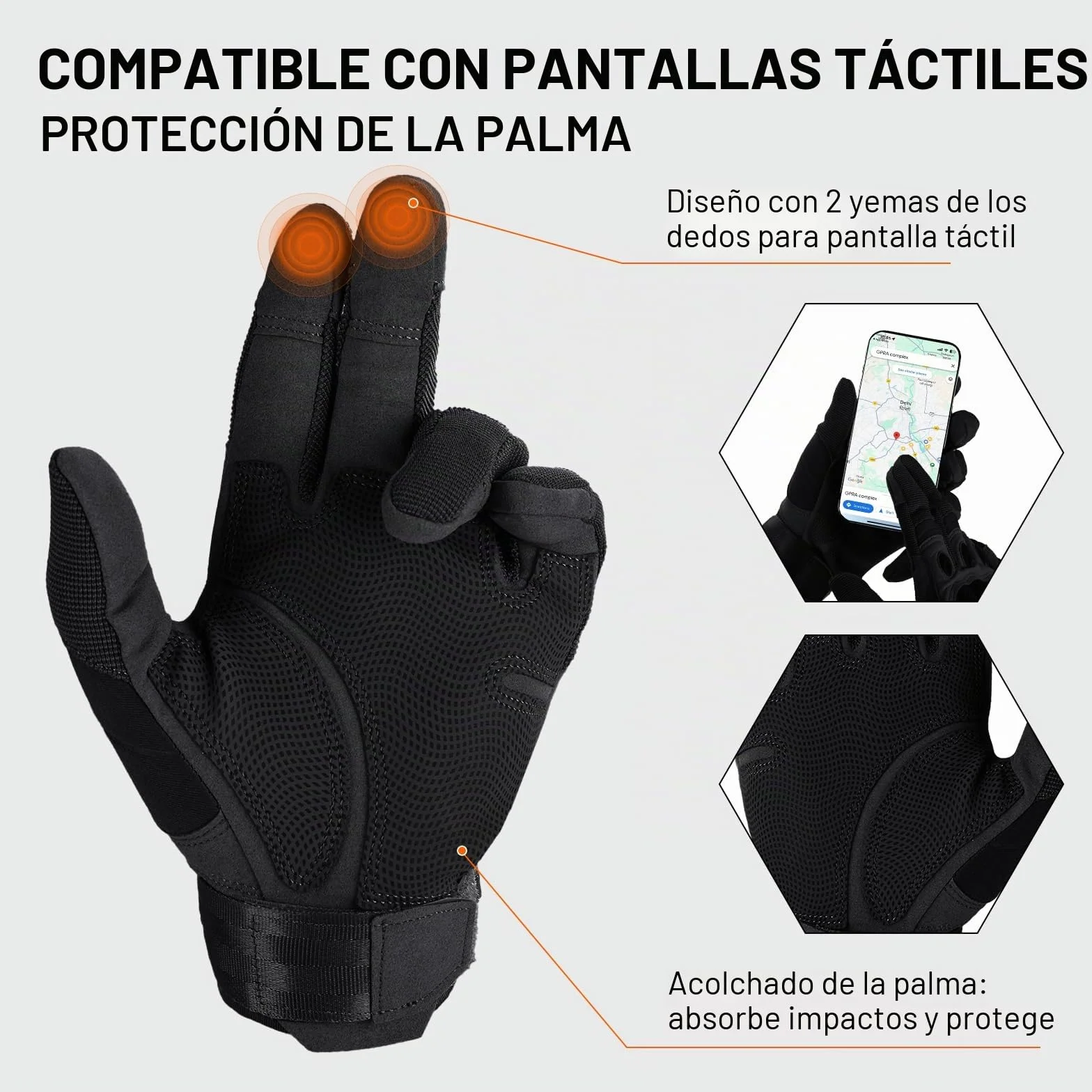 FREE SOLDIER Guantes Moto Verano Hombre Tacticos Militares Combate Deportes Aire Libre Escalada Ciclismo MTB Airsoft Paintball Senderismo Trabajo