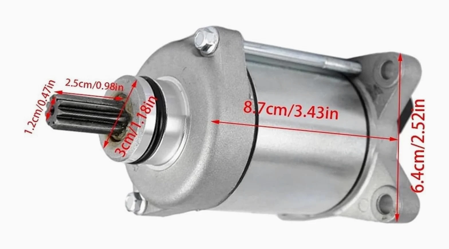 Motor Arranque Motocicleta para TRX250TM TRX250TE FourTrax 250 250 ES Recon 250 250ES 31200HM8-B61 Motor De Arranque Eléctrico