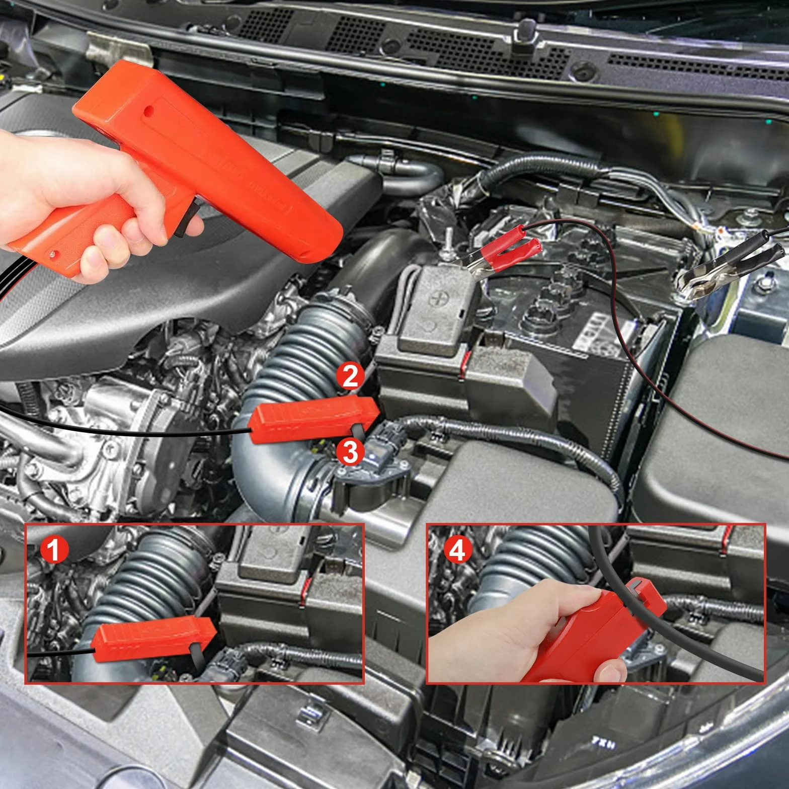 Tiempo de encendido de la lámpara de la lámpara de ignición de 12vrofessionsionsional en automóvil, la luz de la distribución de automotoryengina es adecuada para automóviles