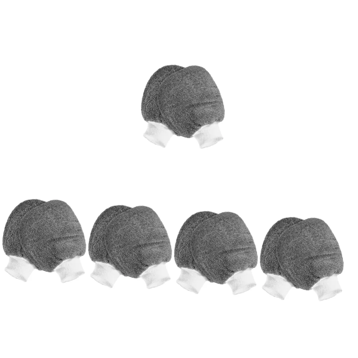 PartyKindom 10piezas Guantes De Lavado De para Automóviles De Diseño Redondeado y Grueso Herramienta De Limpieza para Vehículos y