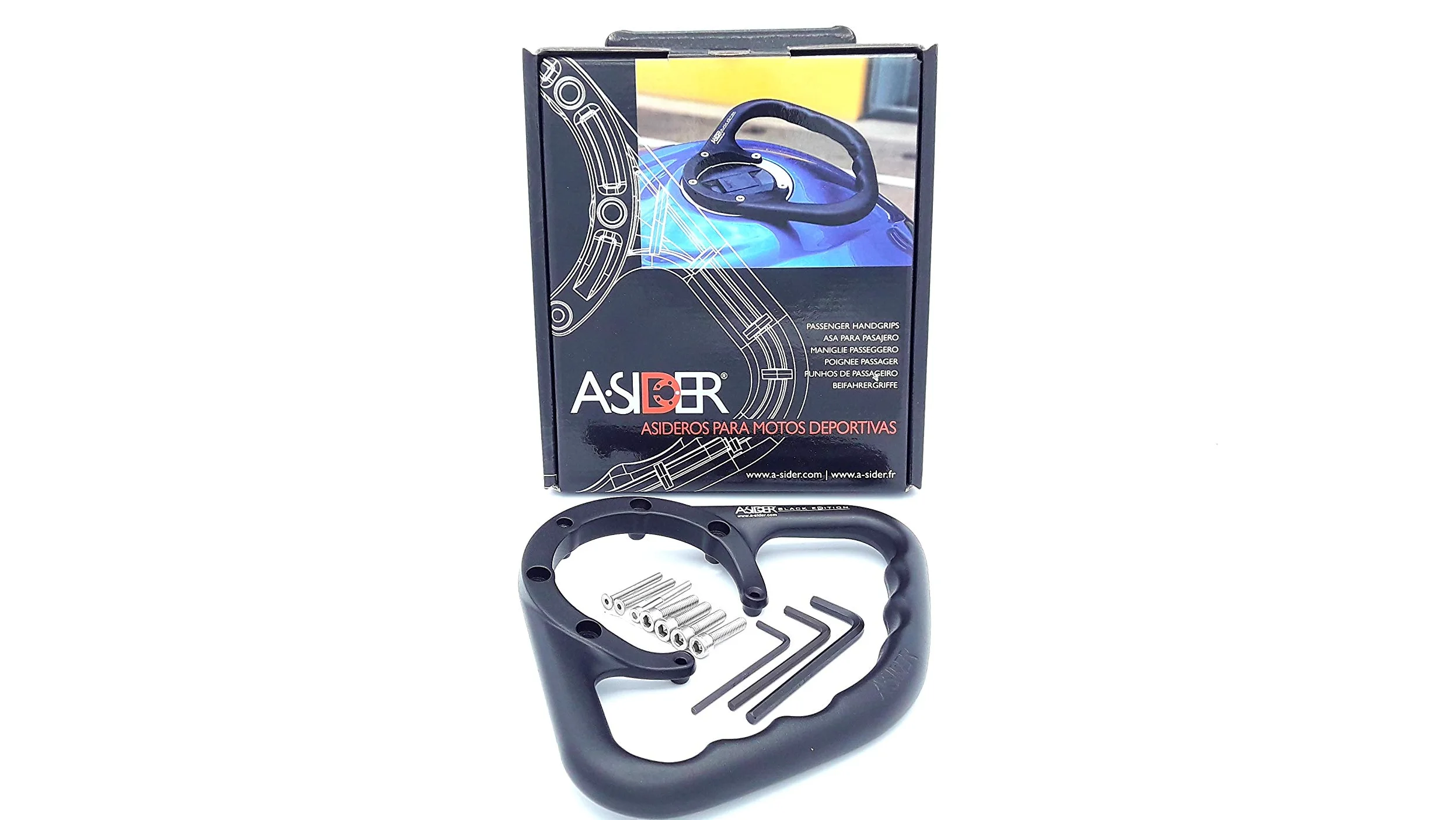 A-Sider Agarre de depósito Negro A-Sider Pasajero Modelos Honda