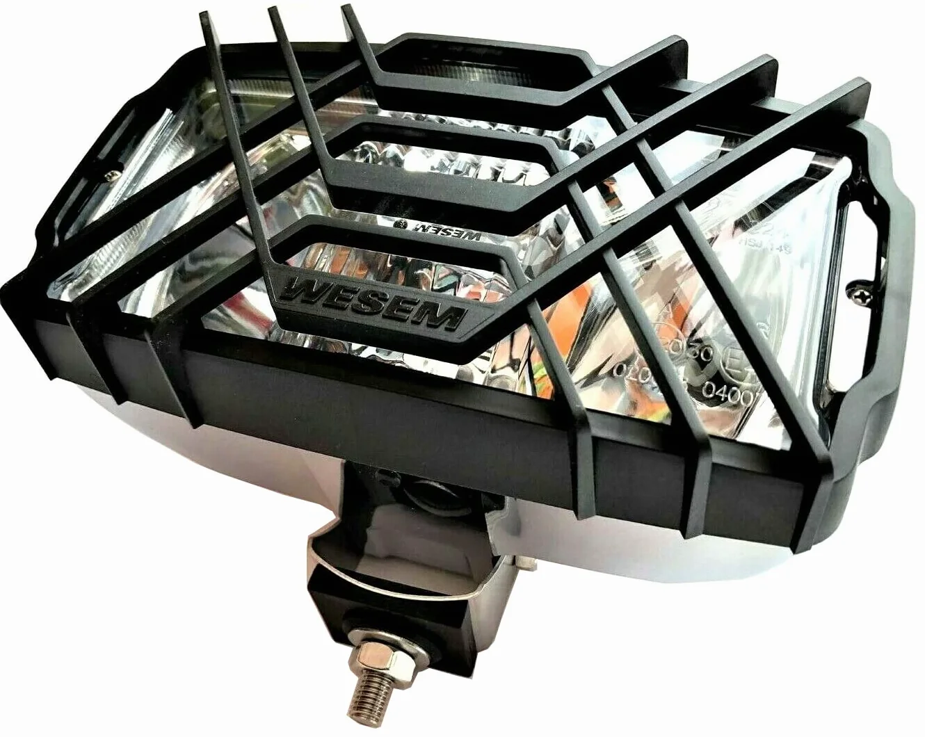 2 Faros Coche Halógenos H3 Cromados, 12 V, 24 V, con Bombillas de 12 V