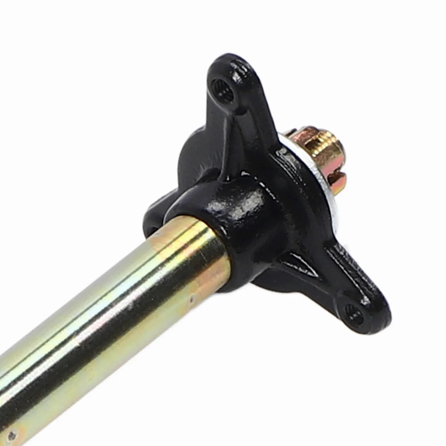 Kit de Eje Trasero para Kart, Eje Vivo de 650mm con Piñón y Soporte de Disco de Freno, para Kart Quad y Triciclo de Derrape
