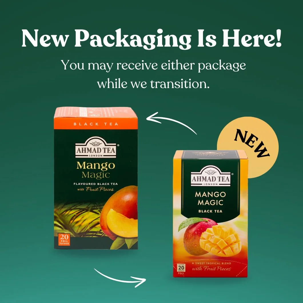 Ahmad Tea Mango Magic 20 Aluminium Foil Envelopes