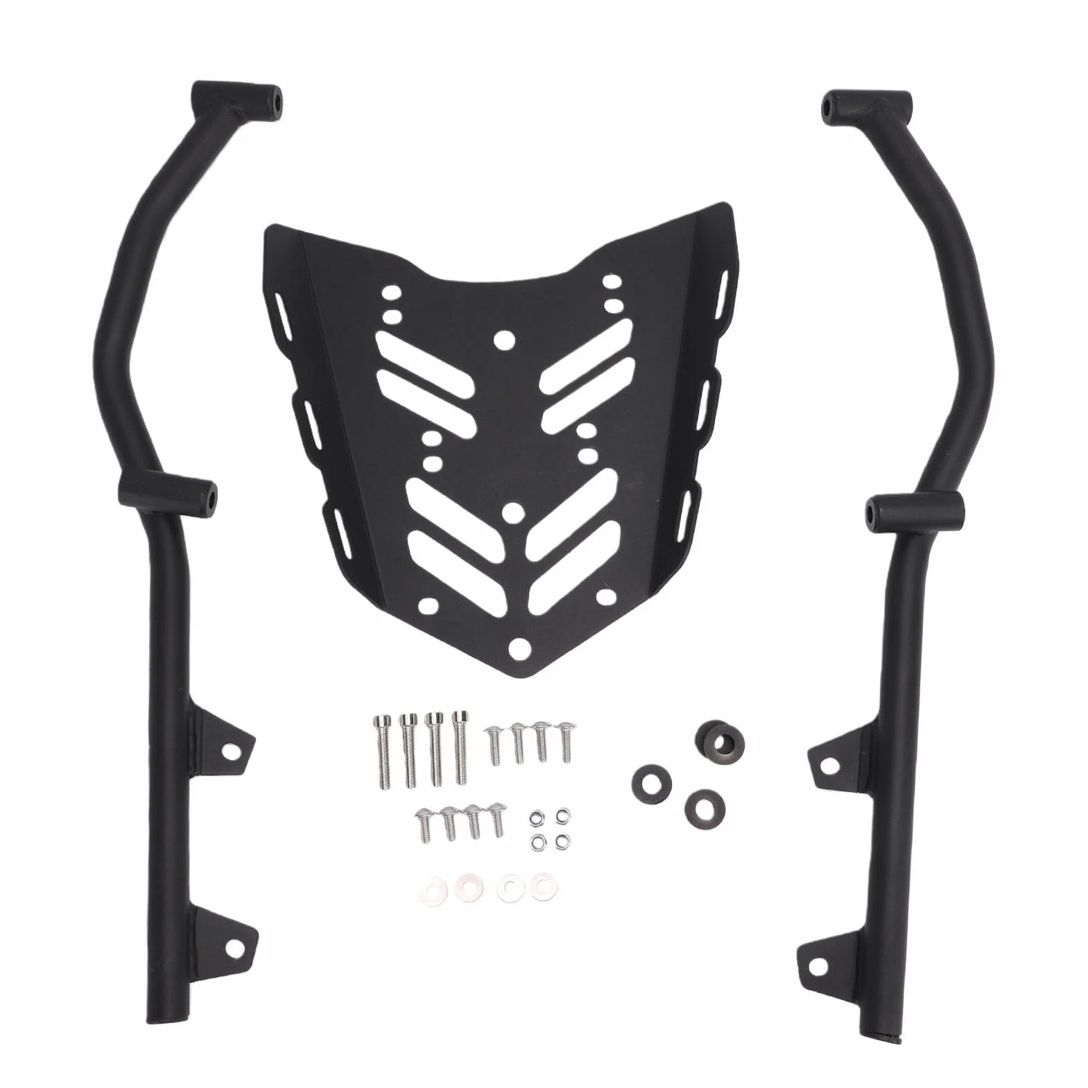 Yctze Portaequipajes para Motocicleta, Portaequipajes Trasero de Acero Al Carbono de Aleación de Aluminio para Tenere 700 XTZ700 2019 2025, con Diseño Hueco para una Fijación Segura