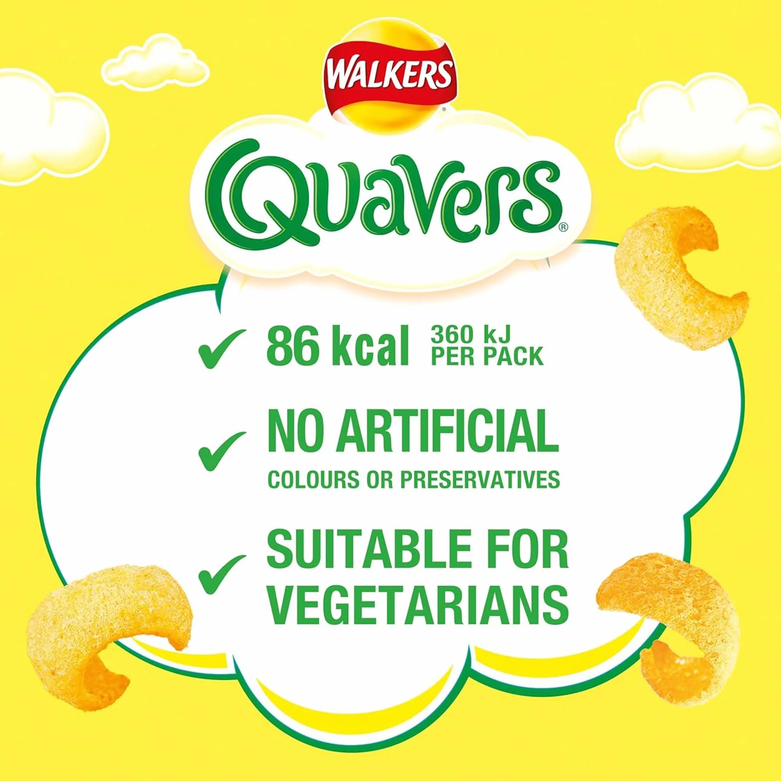 Morrisons Walkers Quavers 3.4 onzas