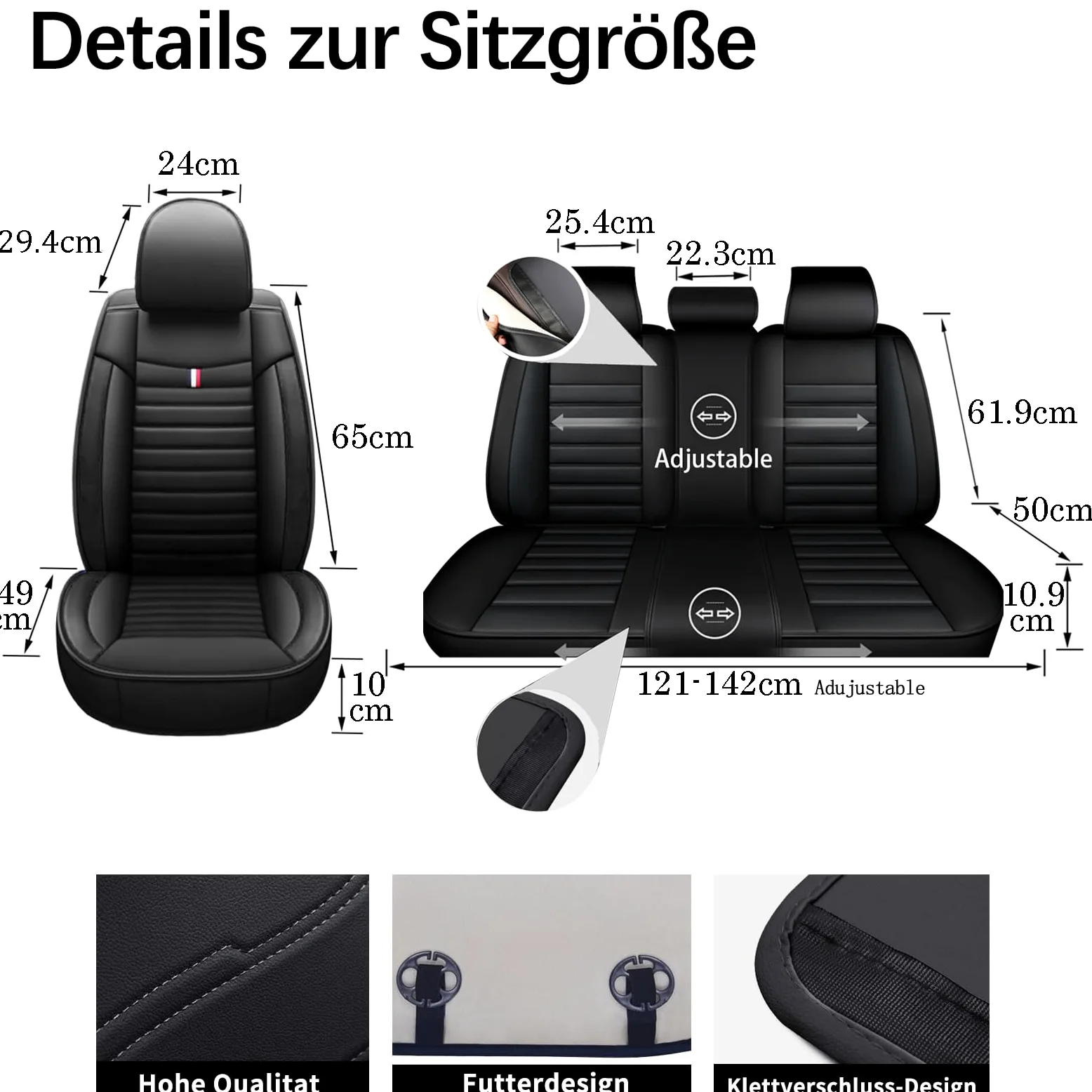 Mitsubishi ASX Eclipse Cross L200 Lancer Mirage Outlander Shogun, juego de 5 piezas de fundas universales de cuero para asientos de coche, transpirables, resistentes a la suciedad y al
