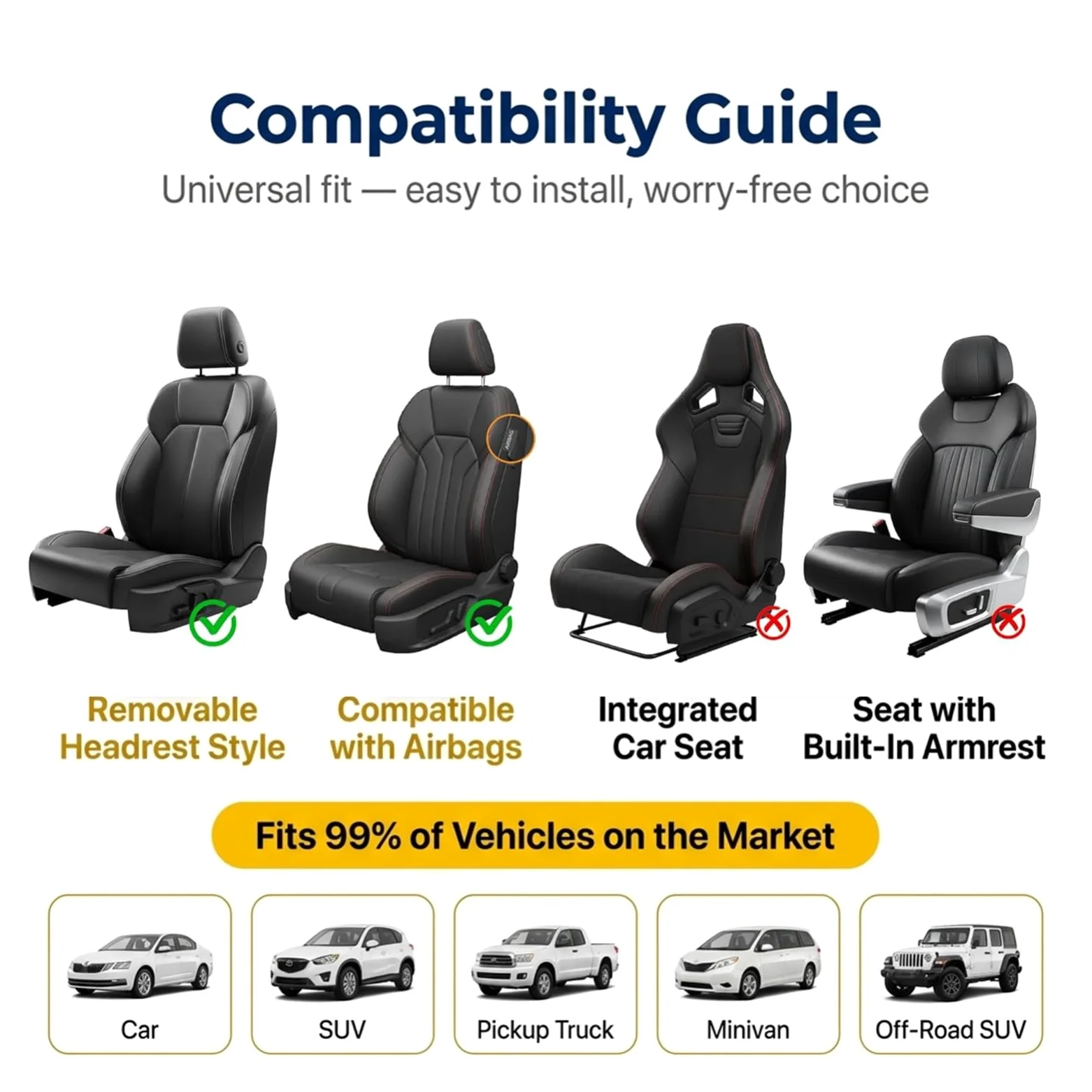 Fundas Asientos Coche Universal para Renault Austral 2024-2026,5 Asientos-Delanteros y Traseros Compatibles con Airbags Laterales, Material Piel Impermeable-Gris