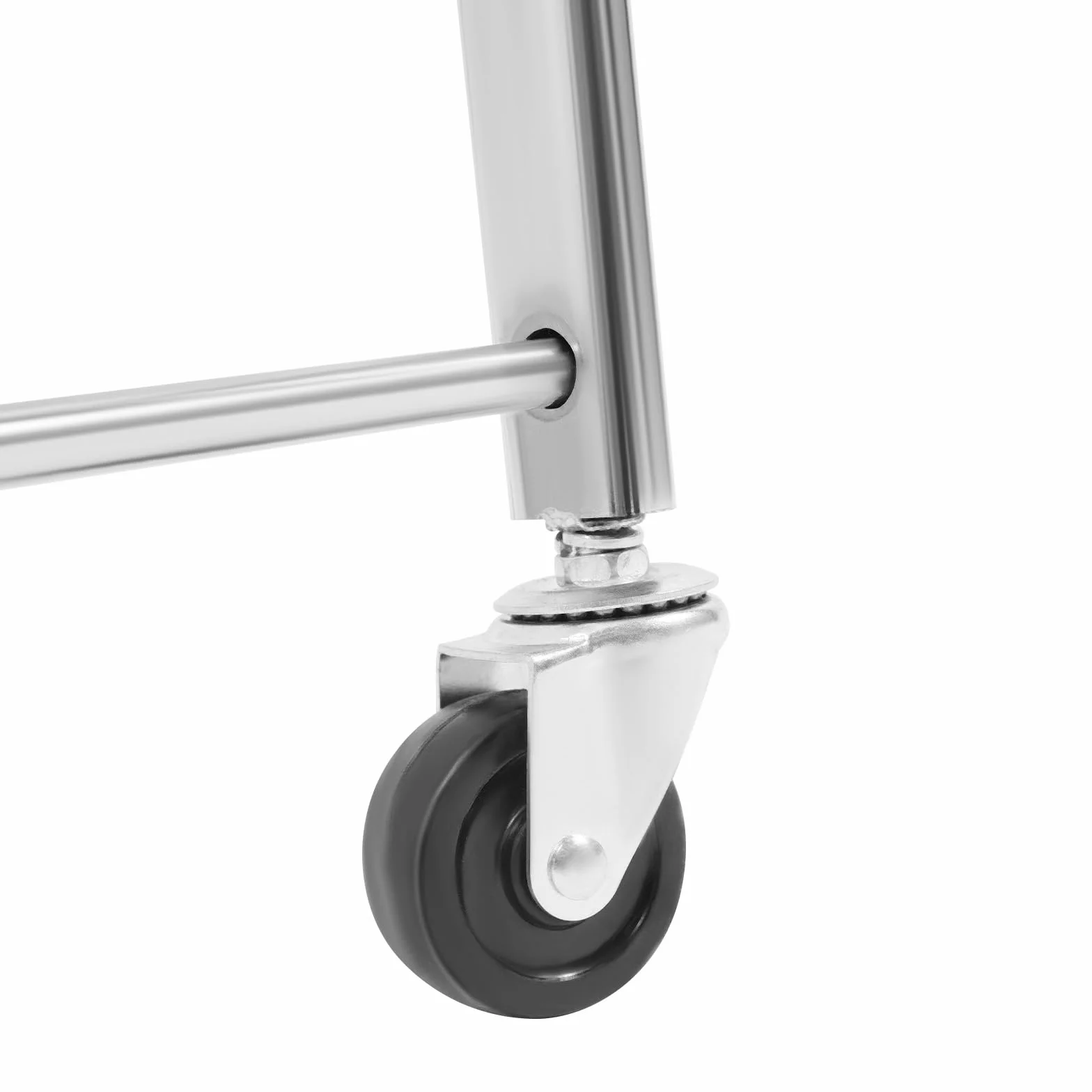 Carro de manicura regulable en altura blanco 100 kg 3 capas ruedas bandeja 20,87-30,31 pulgadas 12,2 x 14,96 x 17,32 pulgadas