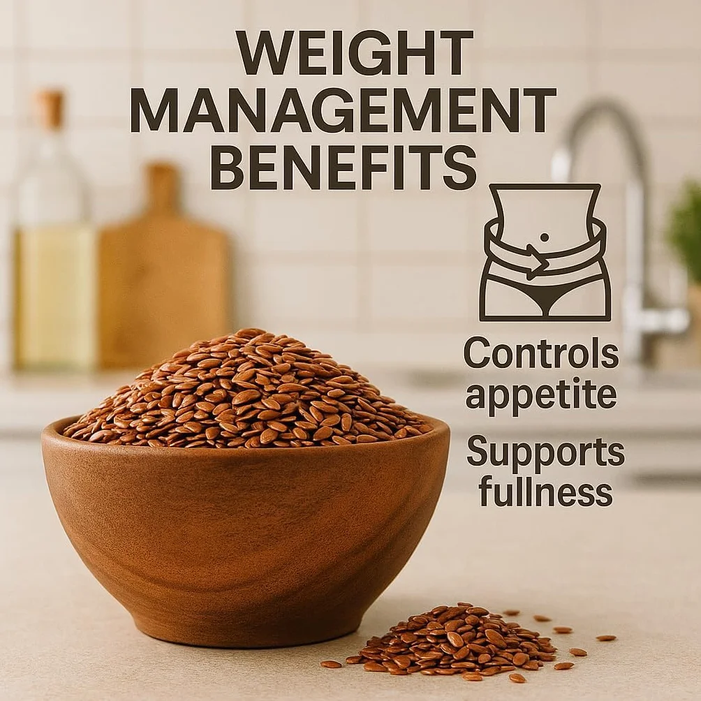 Semillas de Lino Marrón 5kg - Rica en Proteina y Omega 3 - Baja en Azúcar - Vegano