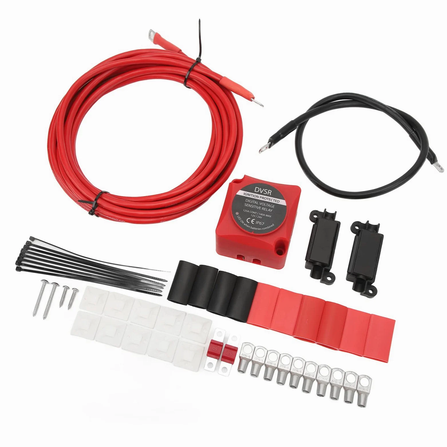 Dioche Kit de Aislador de Batería Doble VSR, 12V, 24V, 140A, VSR, para ATV, UTV, Barco, RV, Vehículo Todoterreno