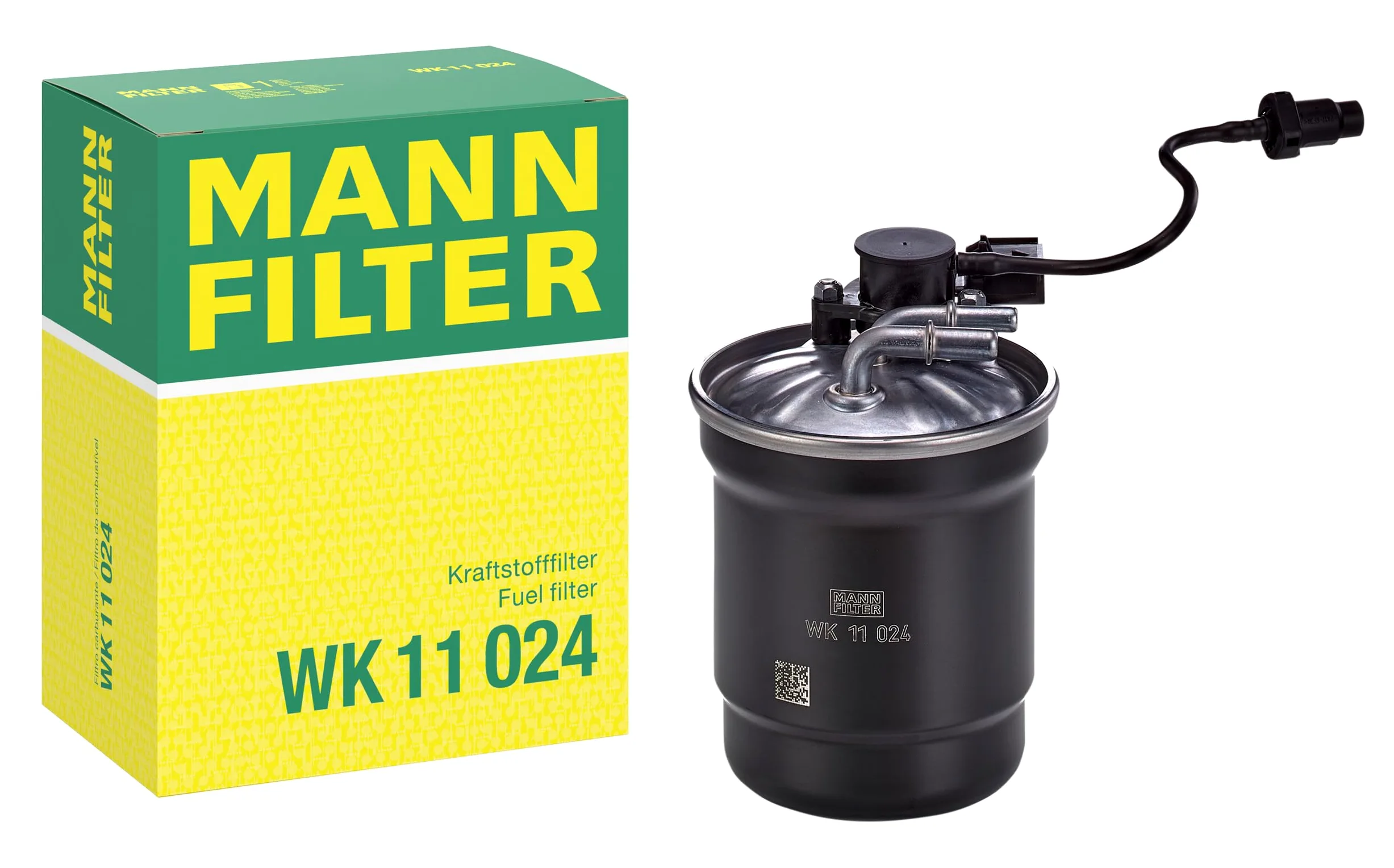 MANN-FILTER, WK 11 024 Filtro de combustible | Para Turismos, Protección sistema combustible, Protección inyectores, Combustible limpio, Calidad original OE